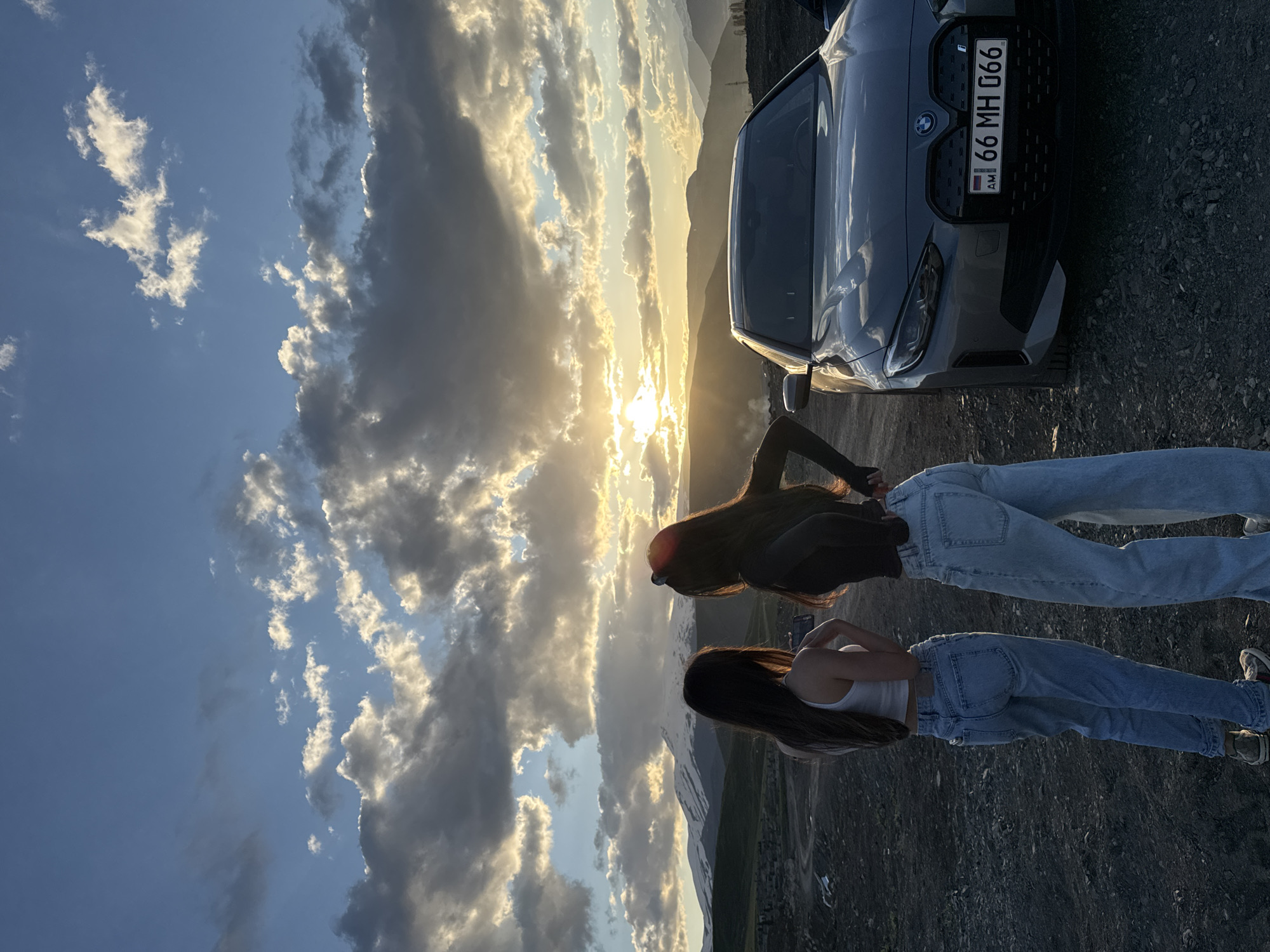 Group enjoys outdoor afternoon in Armenian mountains near Hrazdan