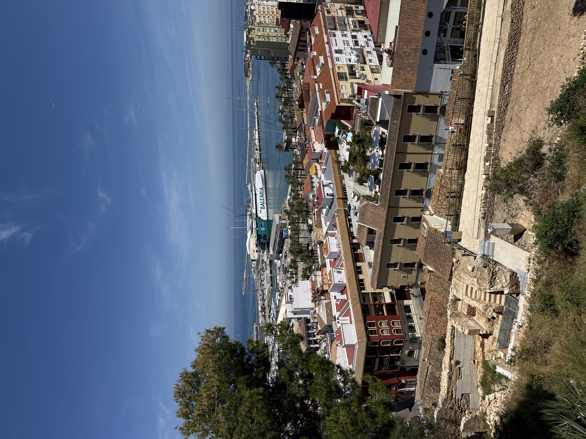 Peaceful midday scenes captured across Dénia's harbor and streets