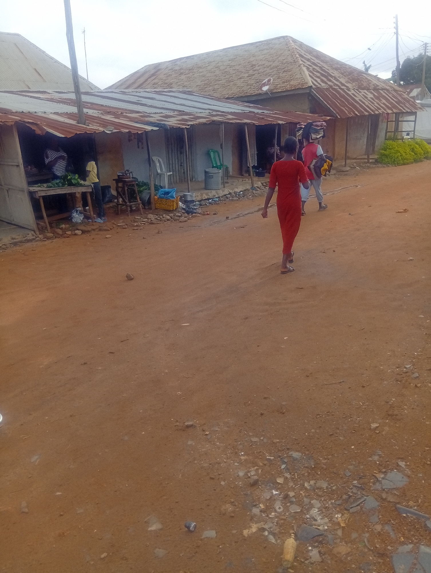 Everyday commerce and street life in Yelwa, Nigeria