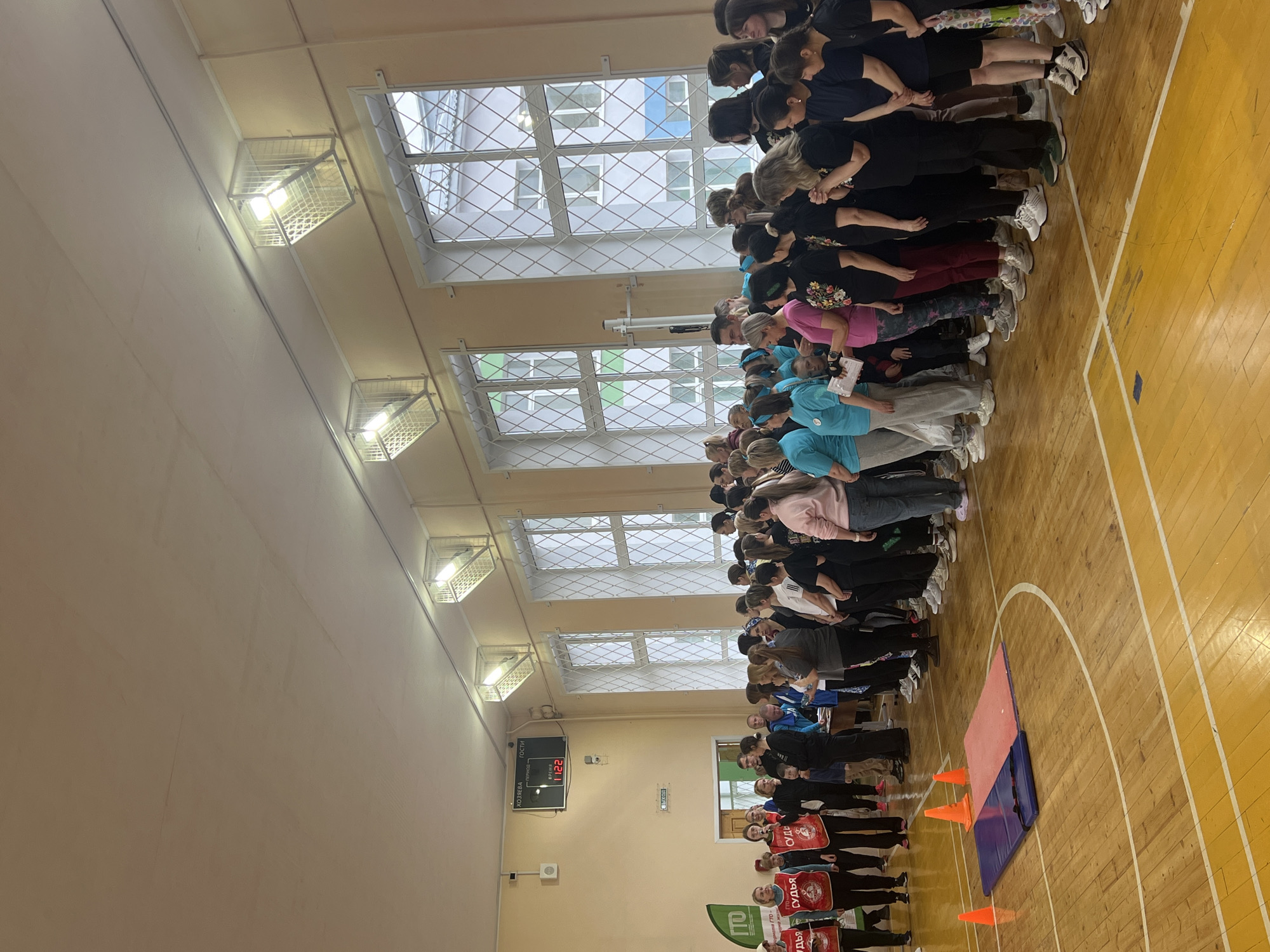 Morning gathering documented at indoor facility in Chaikovsky, Russia
