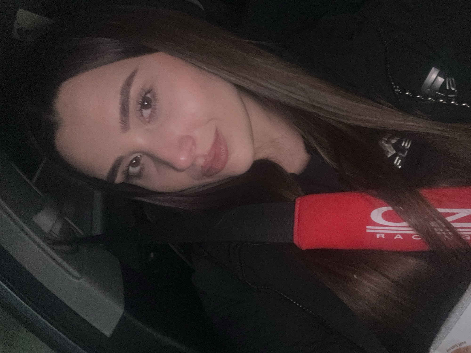 Late-night car selfies in Gabrovo, Bulgaria