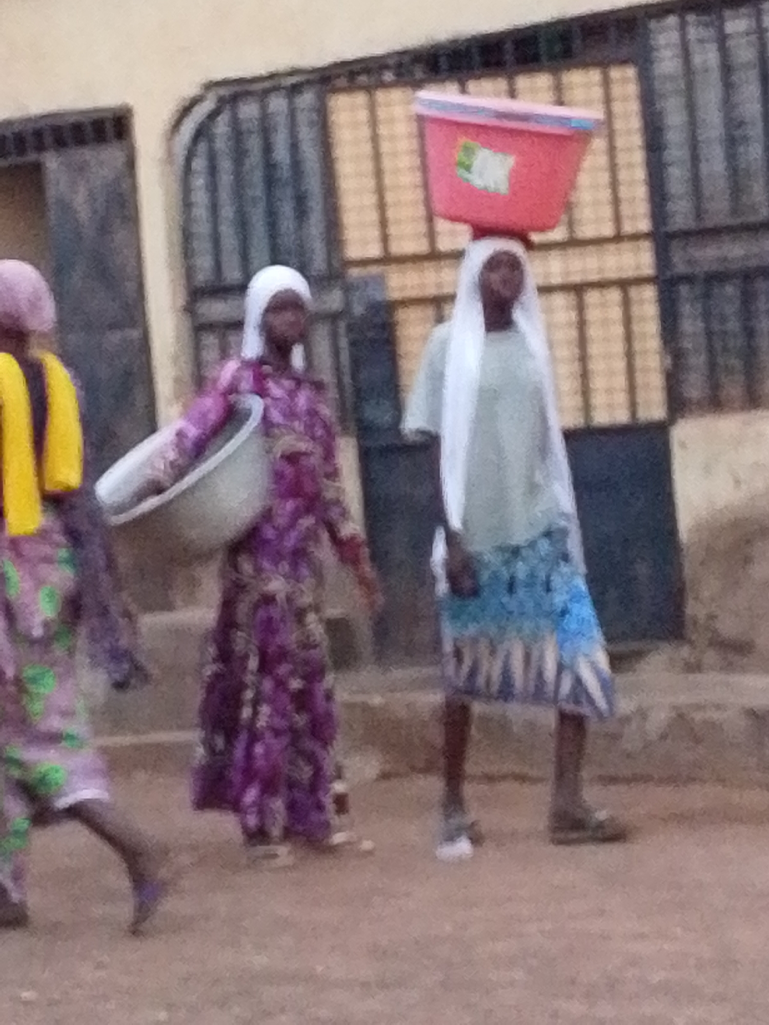 Morning street life captured in Tamale, Ghana
