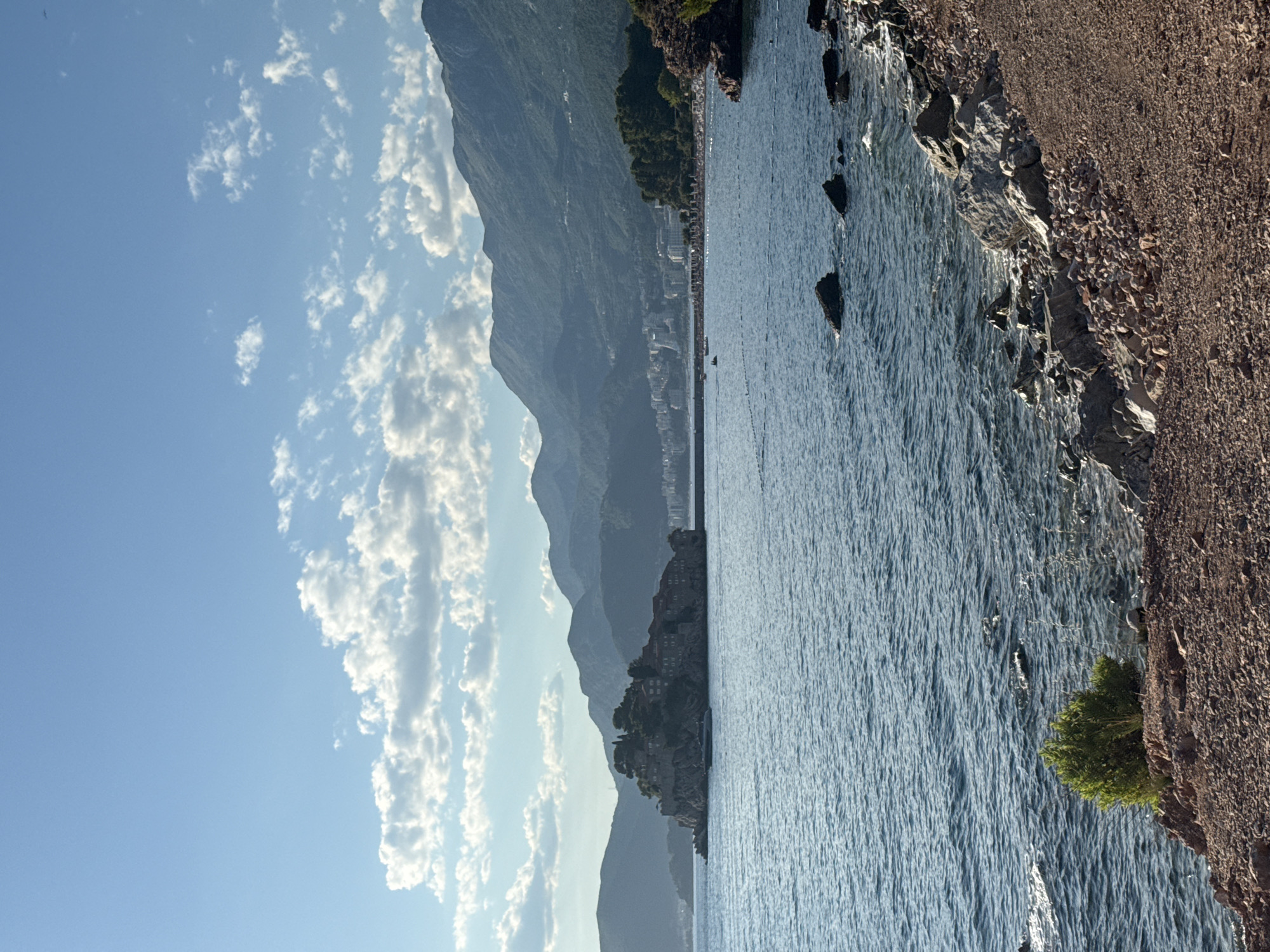 Adriatic coastline views around Sveti Stefan, Montenegro