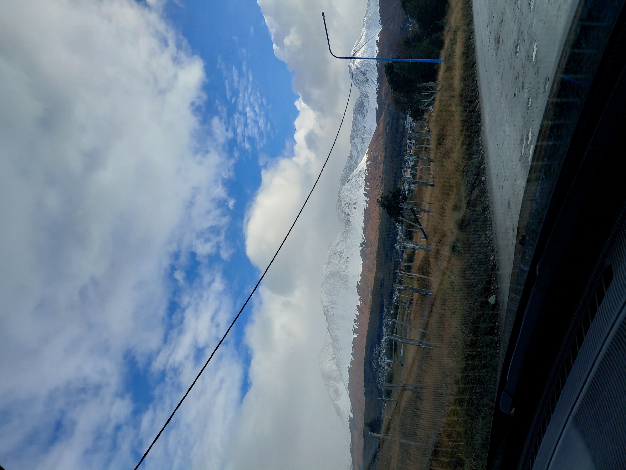 Traveler captures snow-capped mountains near Ushuaia, Argentina