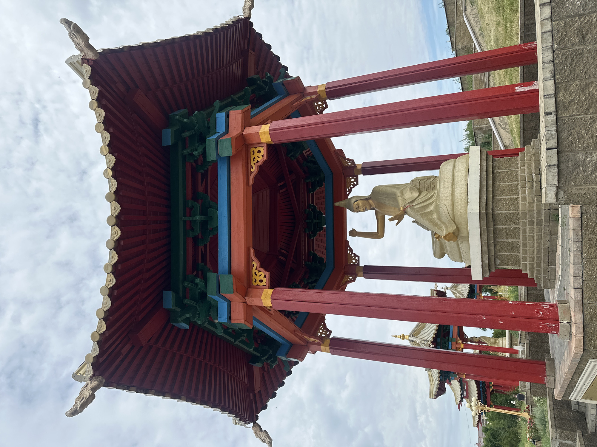 Buddhist temple visit in Elista, Russia