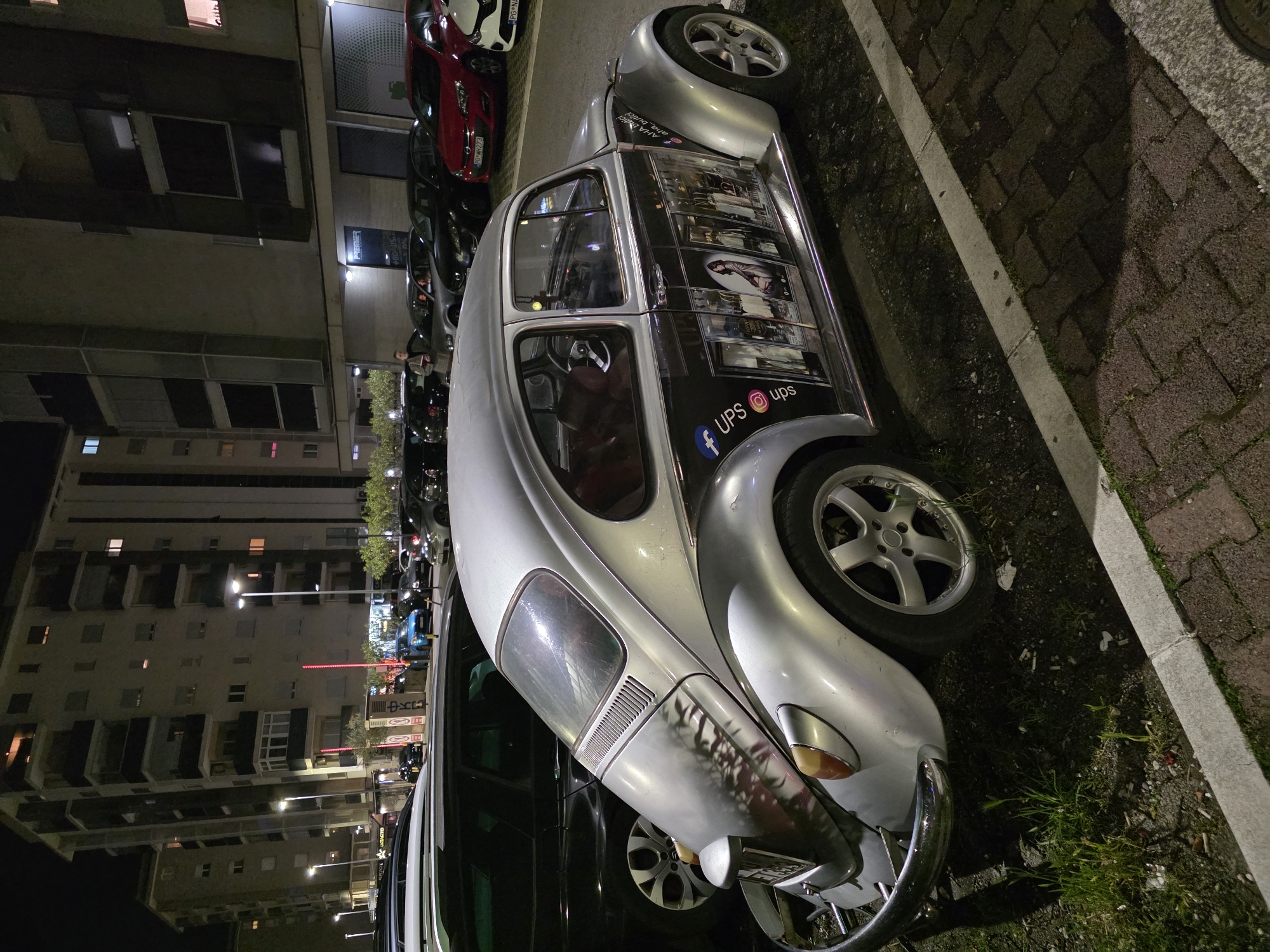 Evening street scenes captured in downtown Podgorica