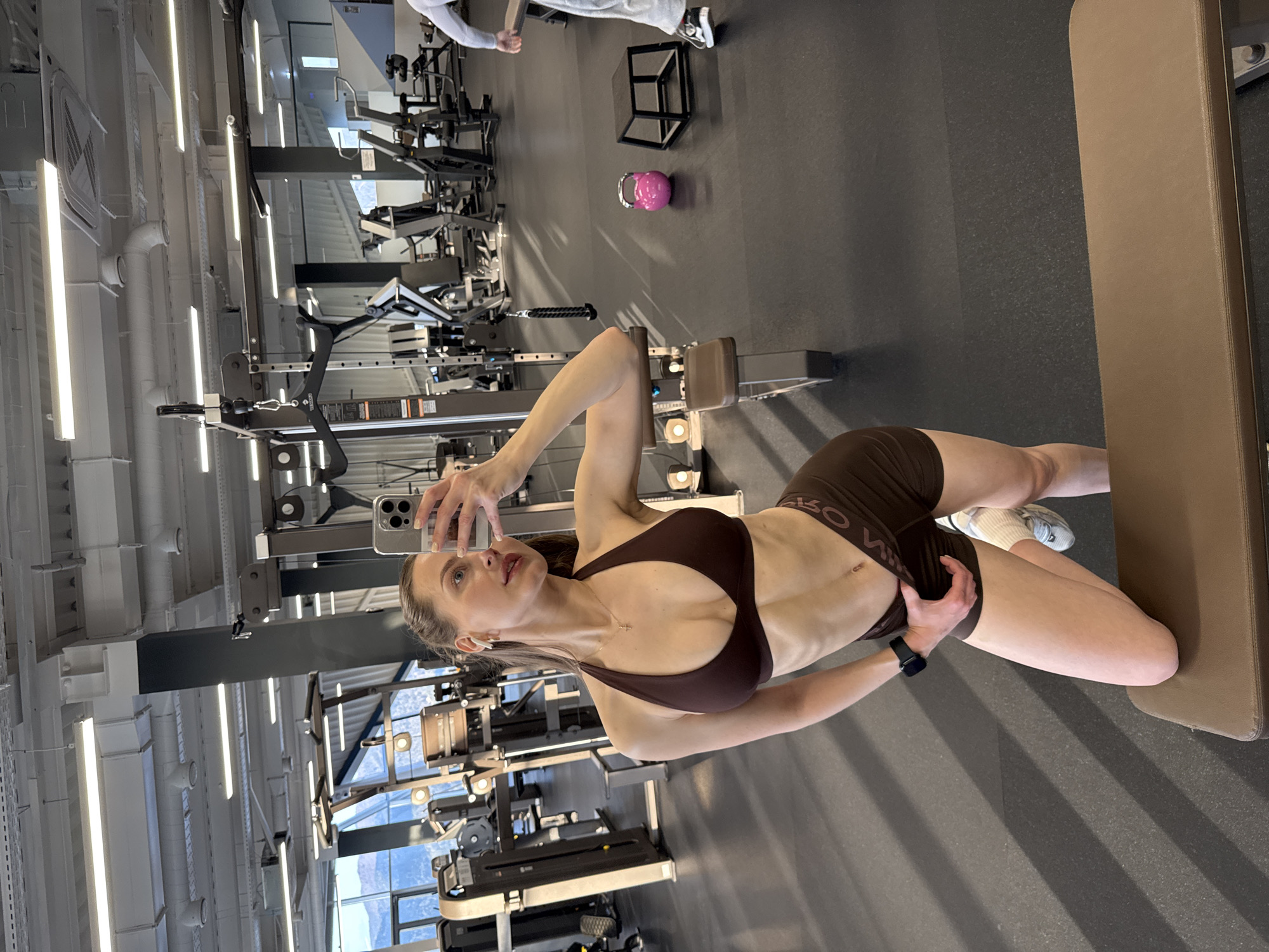 Gym activities captured in Krasnoyarsk fitness center