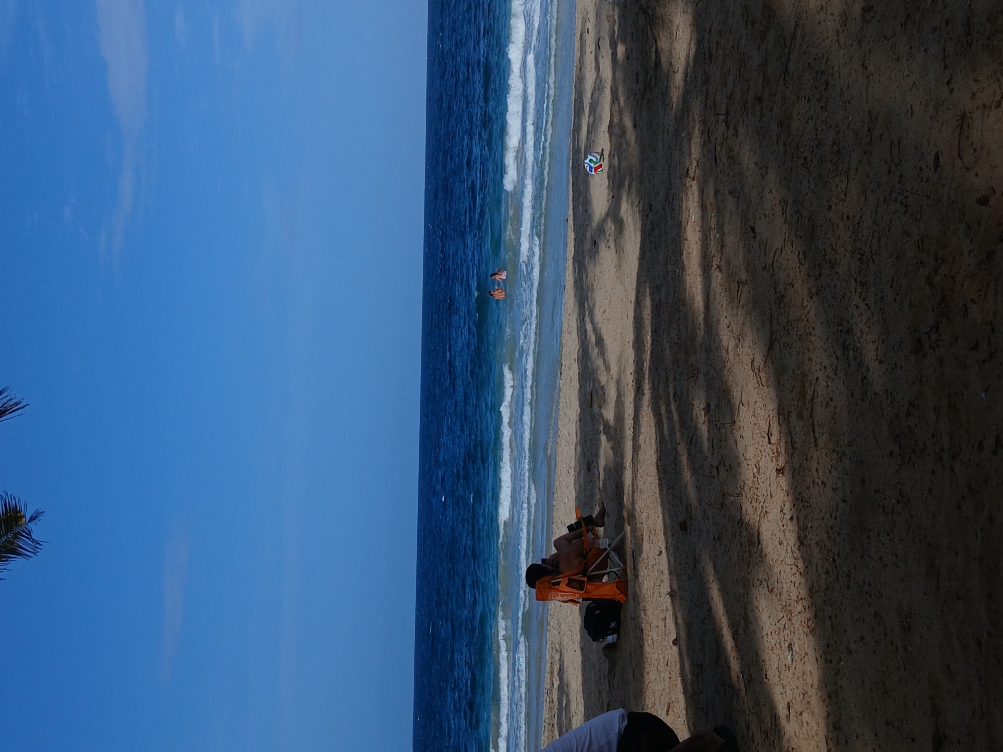 Lazy afternoon on the beach in Pampatar, Venezuela