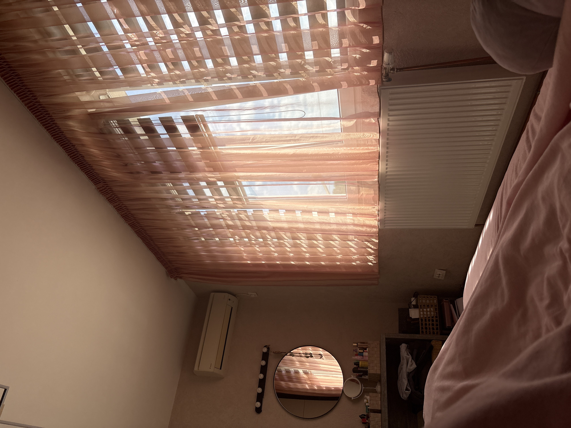 Morning bedroom moments captured in Bulgarovo, Bulgaria residence