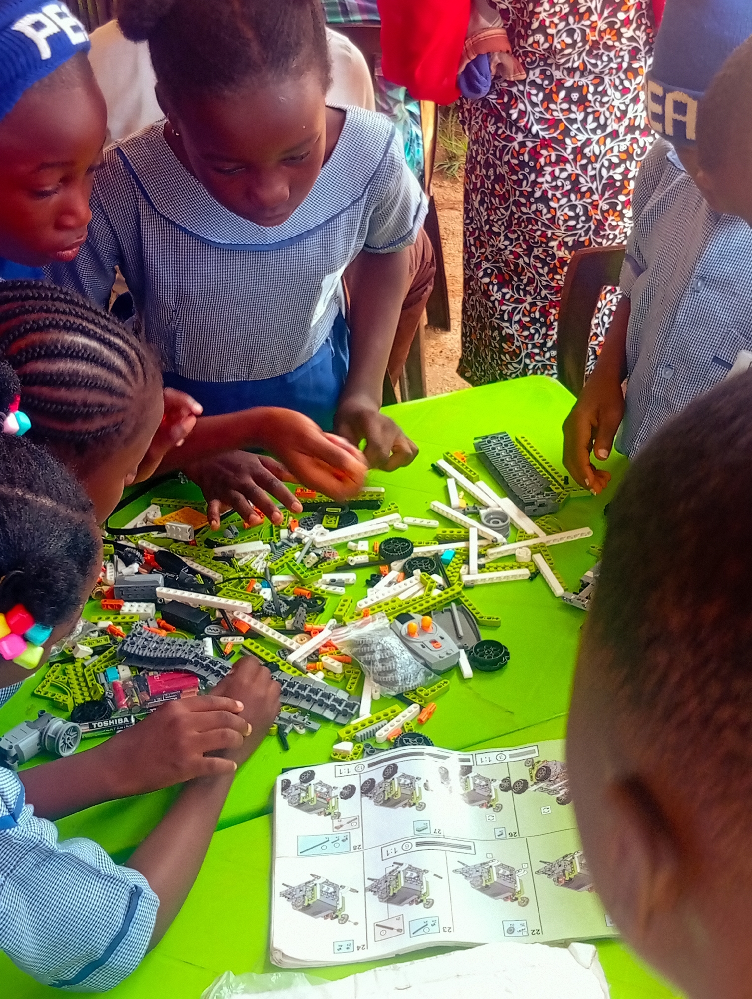 STEM building activity brings students together at Bukuru school