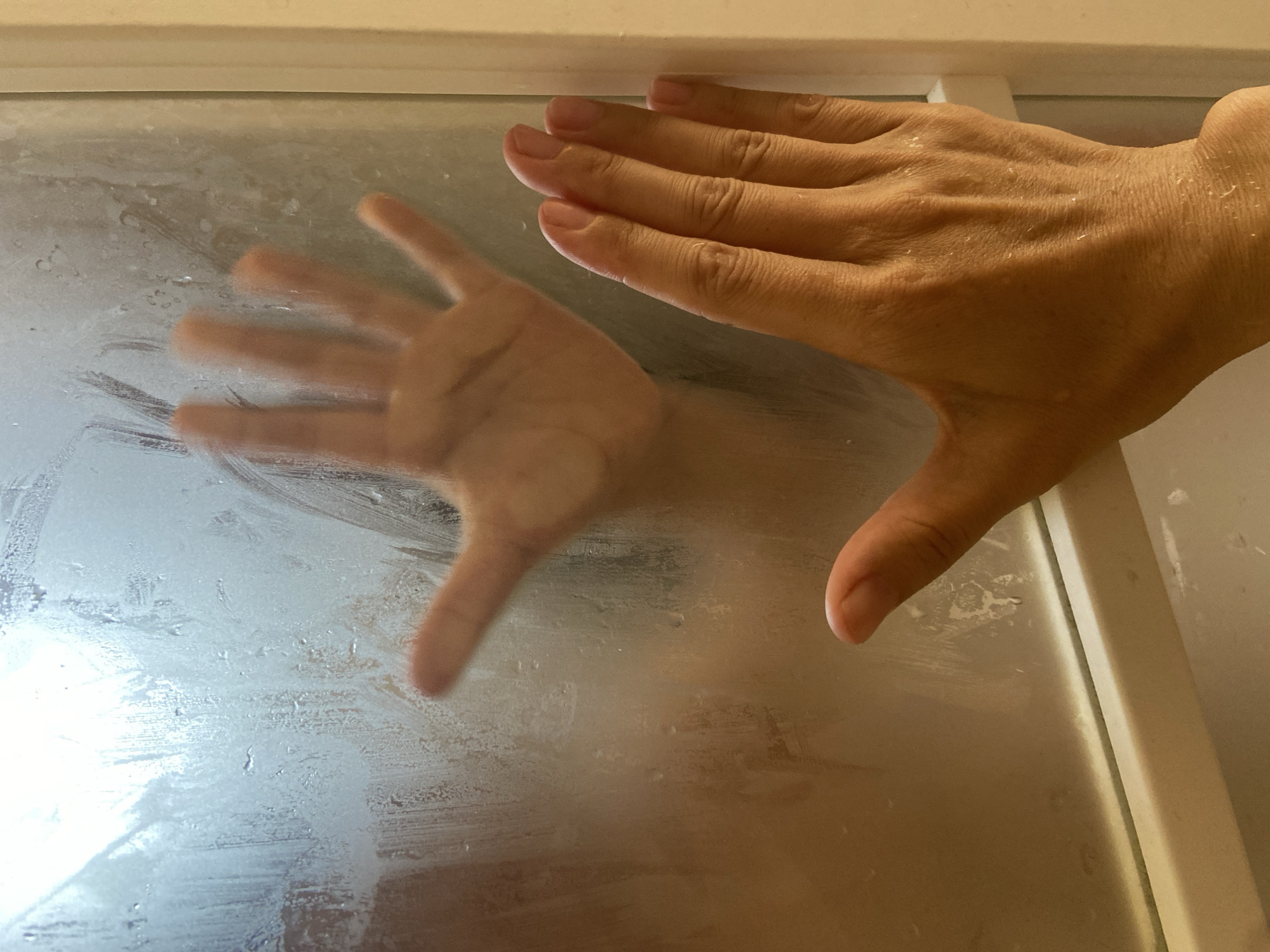 Toddler's indoor playtime captured in Tyumen home