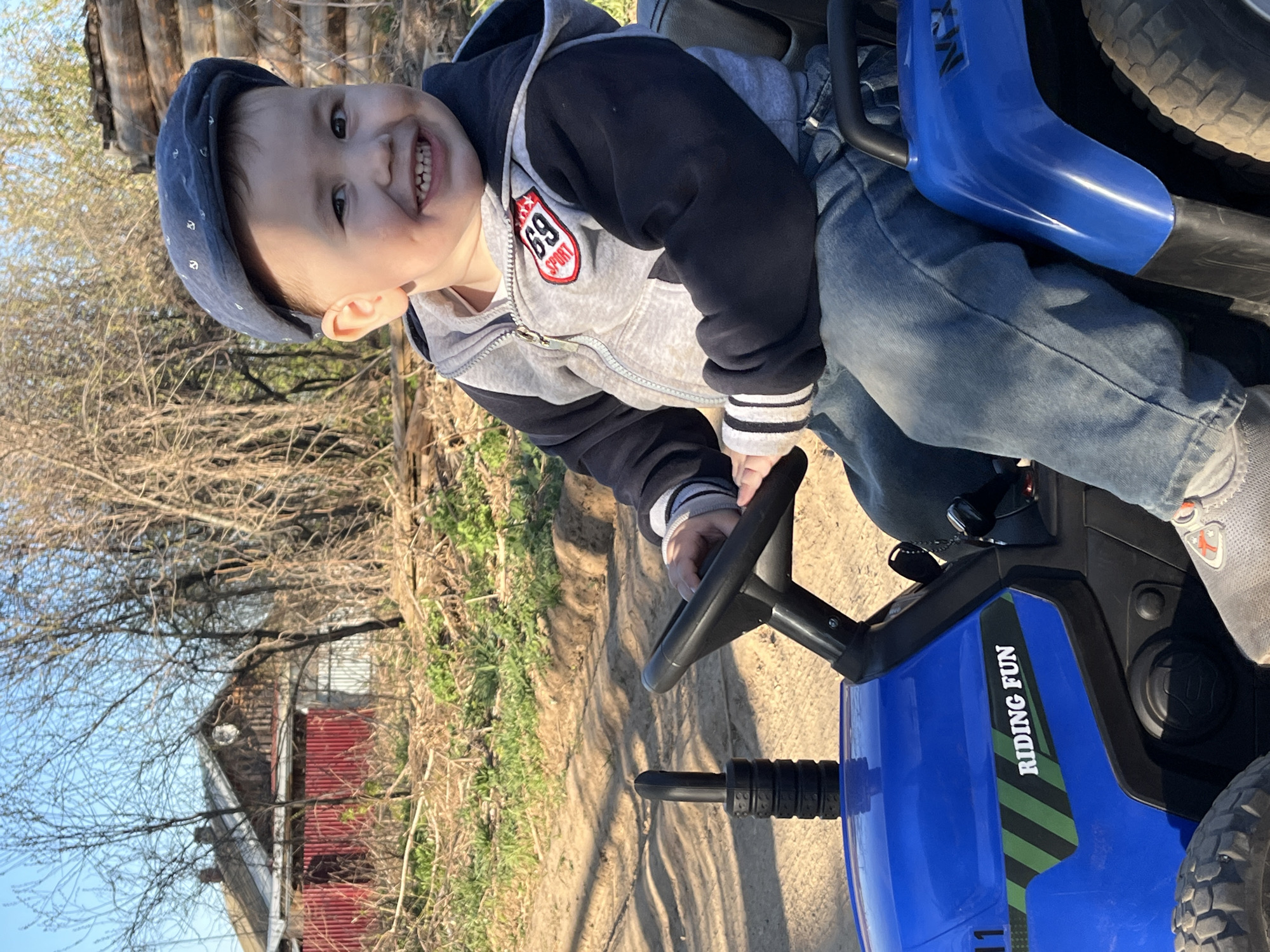Sunny afternoon moments captured in Russian village playground