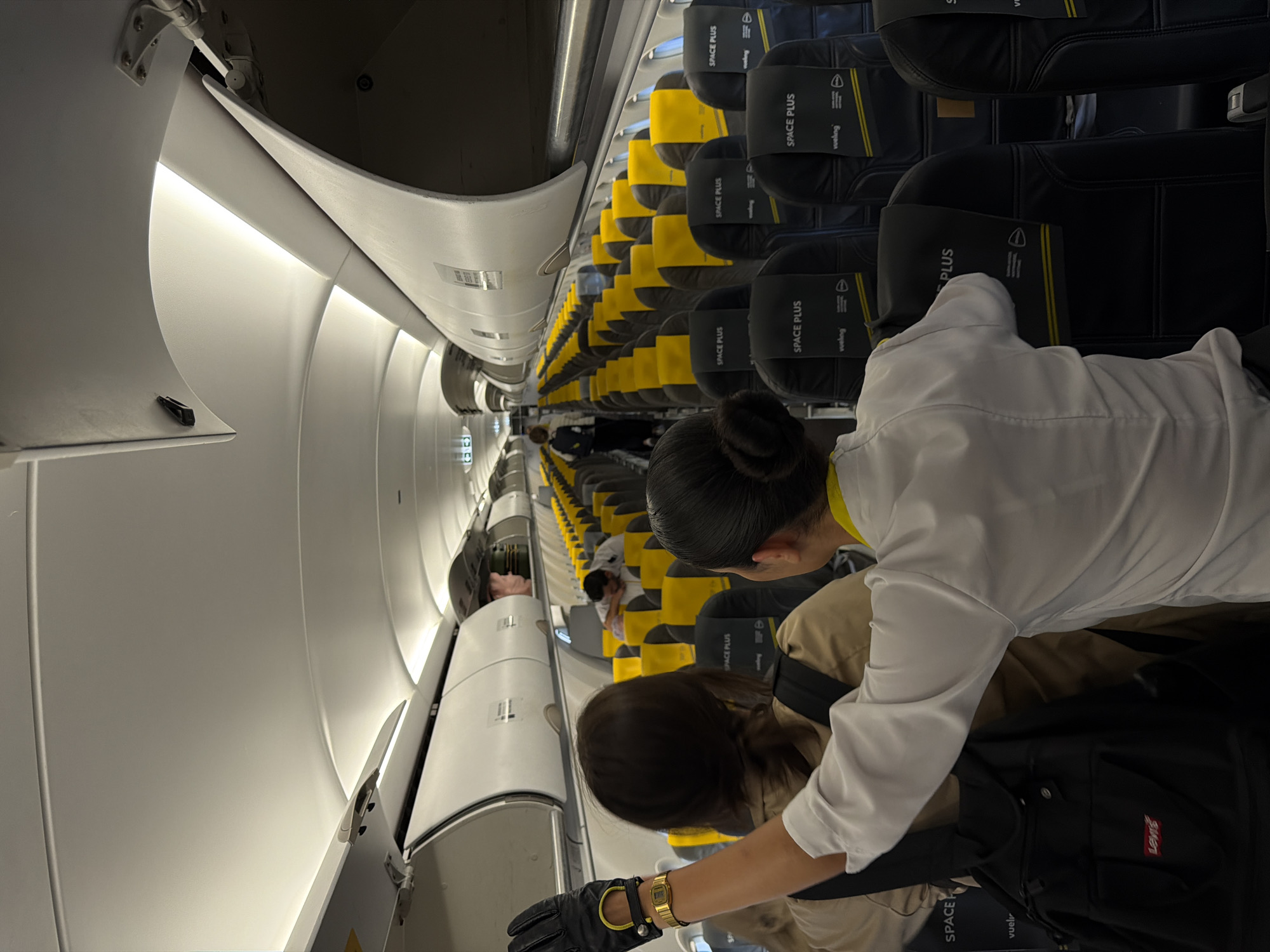 At the gate: jet bridge and cabin views at Gatwick