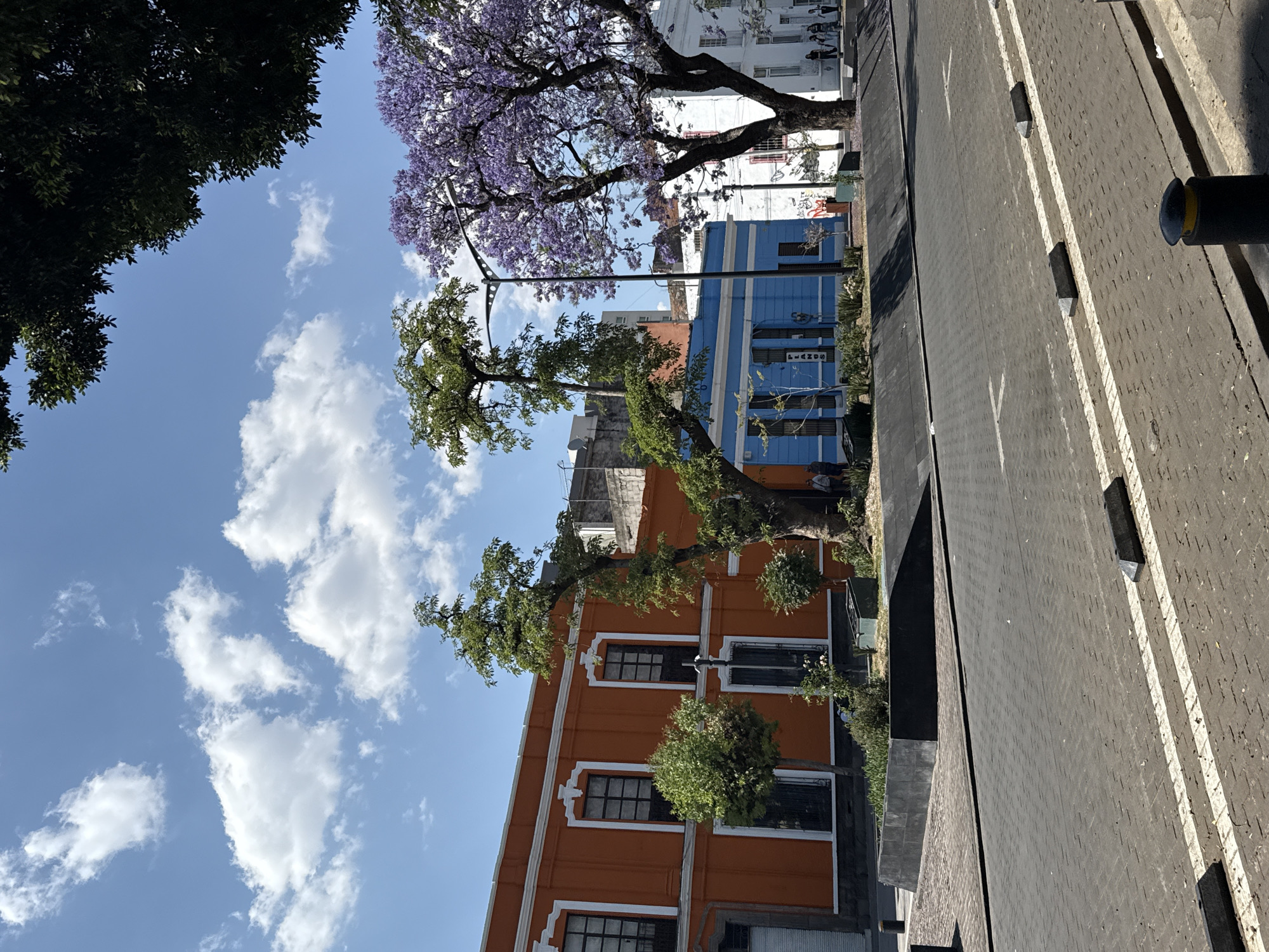 Evening documentation of Puebla's colonial architecture and landmarks