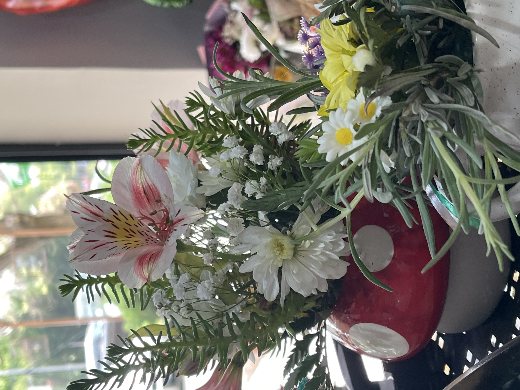 Morning flower shop visit documented in Burgas, Bulgaria