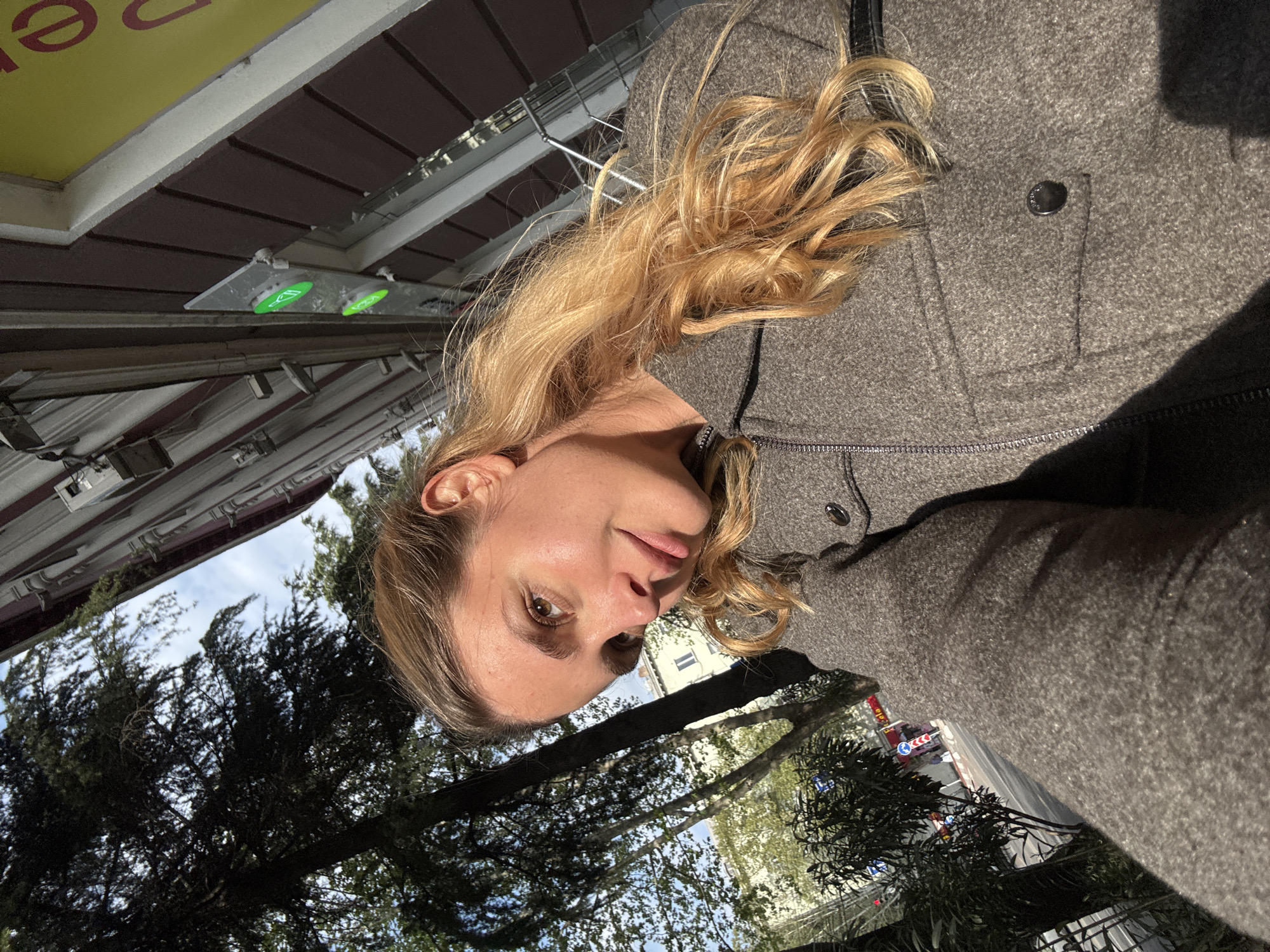Woman photographed multiple times on Tbilisi sidewalks
