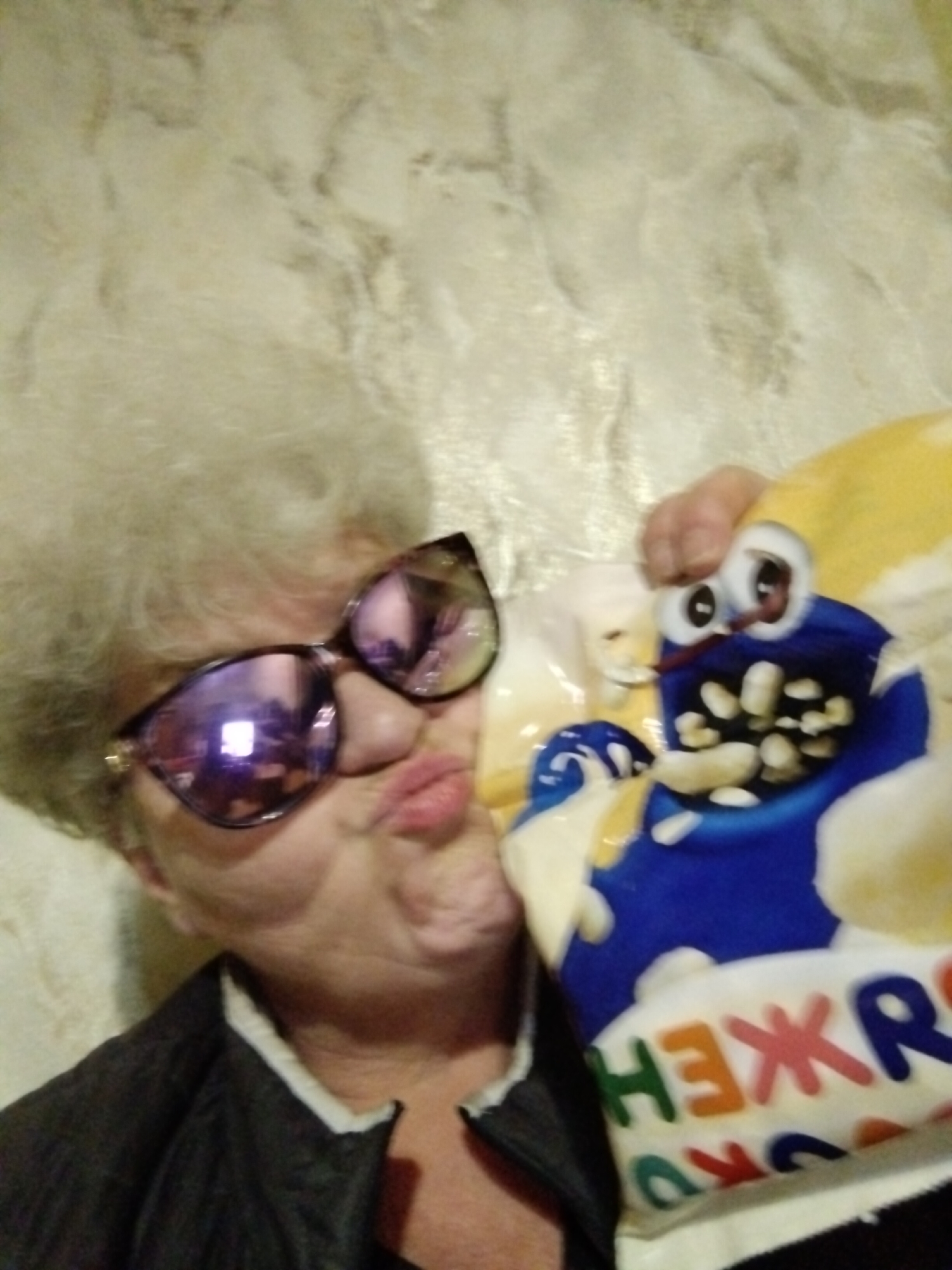 Playful selfie moment captured in Horishni Plavni, Ukraine