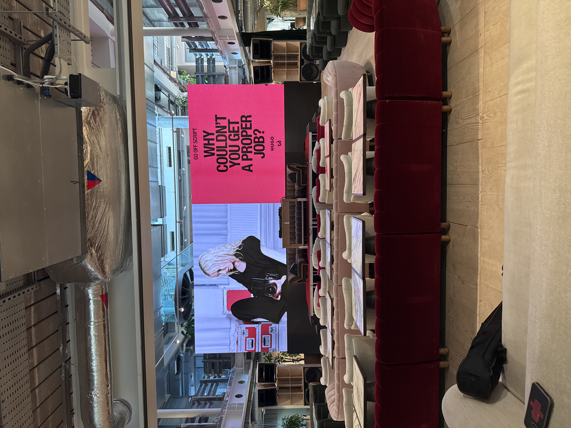 Hugo Boss pop-up store draws crowds at London studios