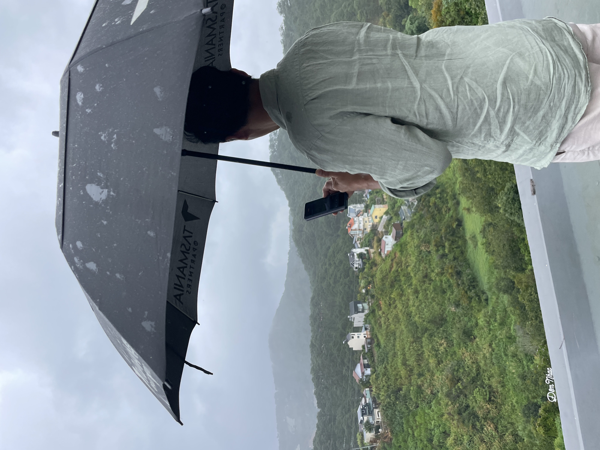 Rainy morning hang at a rustic hillside café in Da Lat
