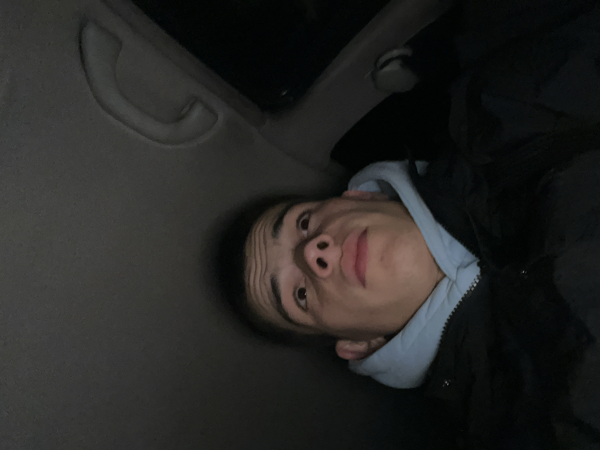 Nighttime car interior moments captured in Sopot, Bulgaria