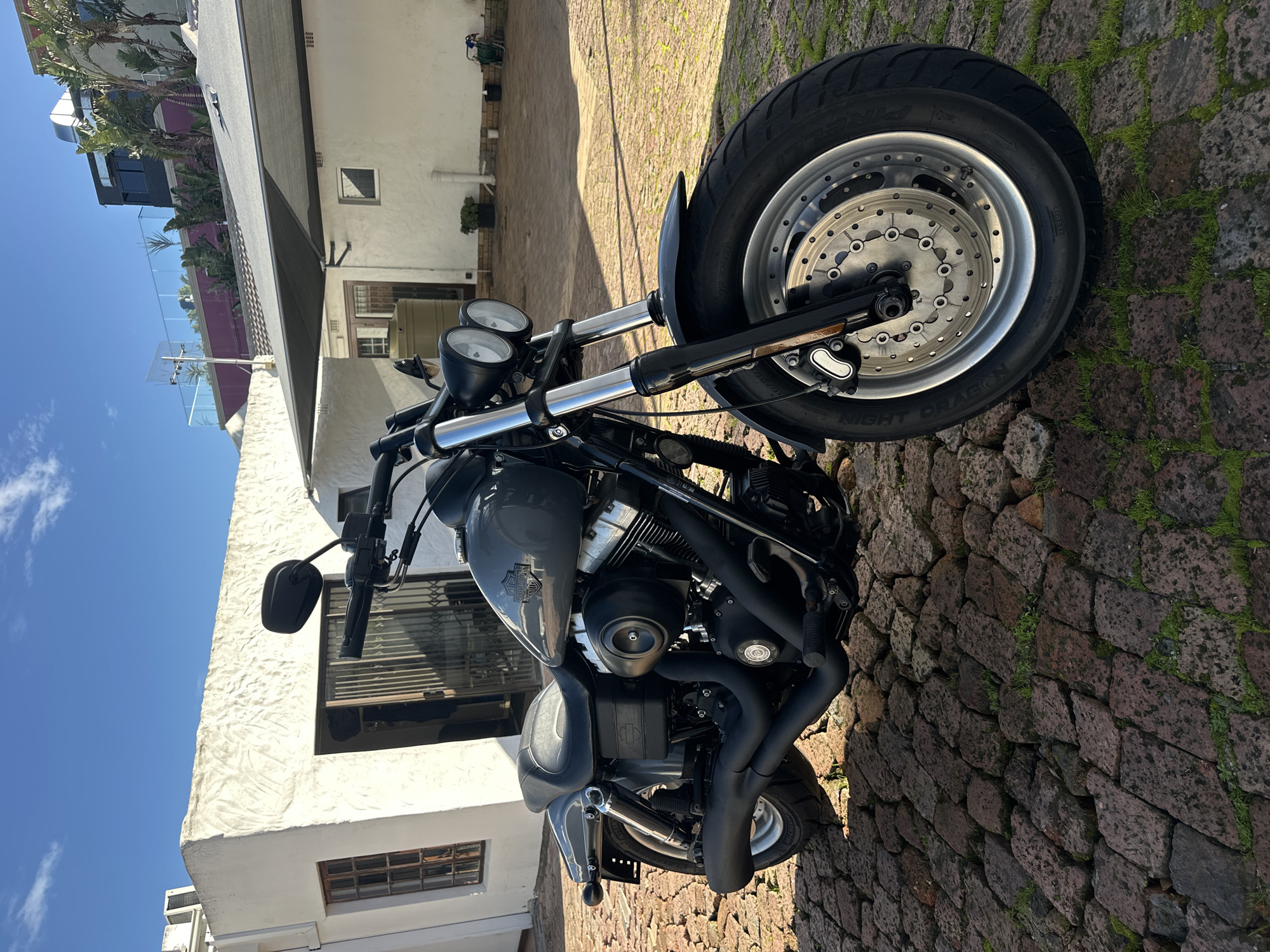 Vintage vehicle collection documented in Cape Town garage and residential area