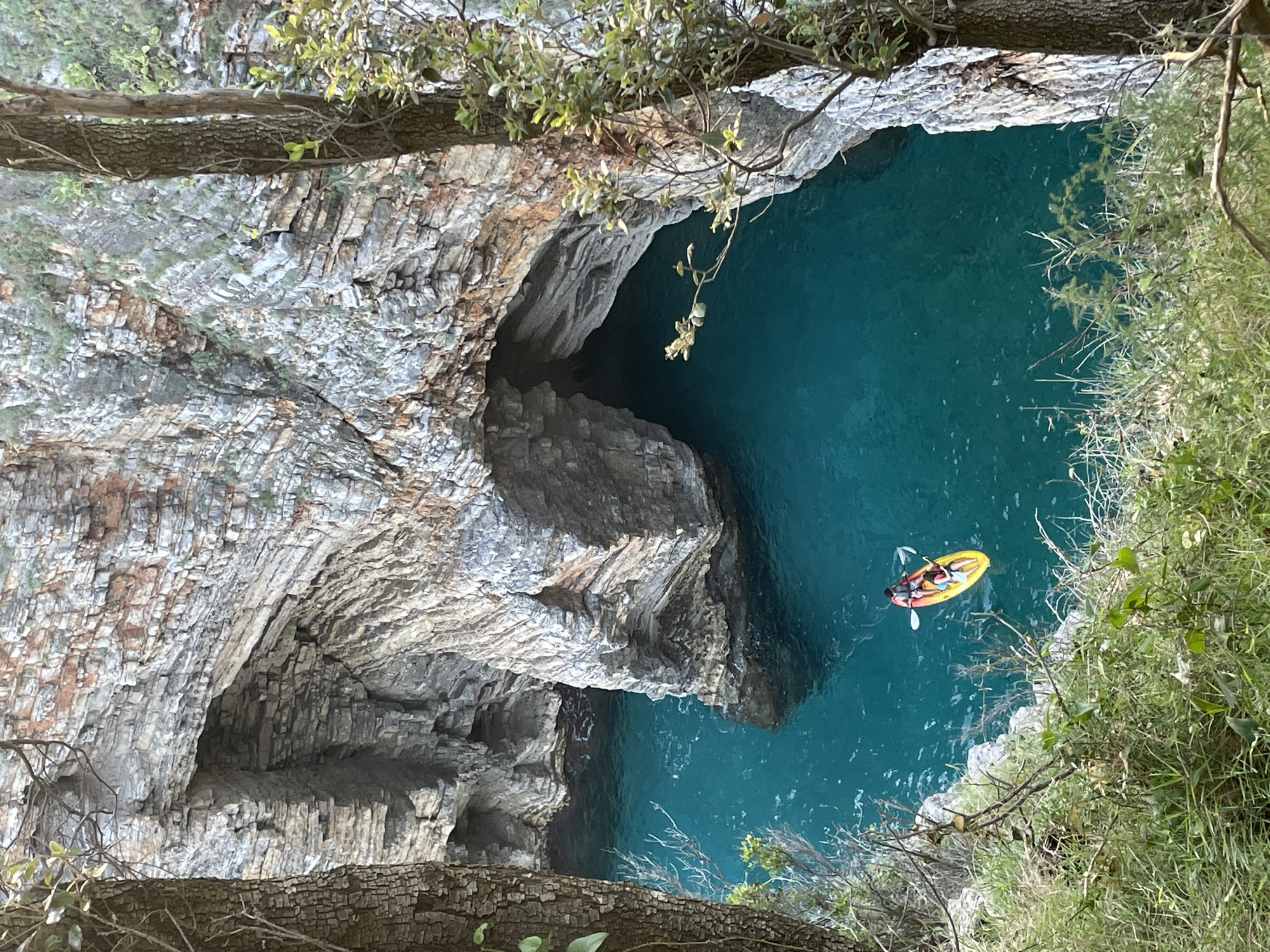 Kayakers, paddleboarders enjoy afternoon waters near Budva, Montenegro
