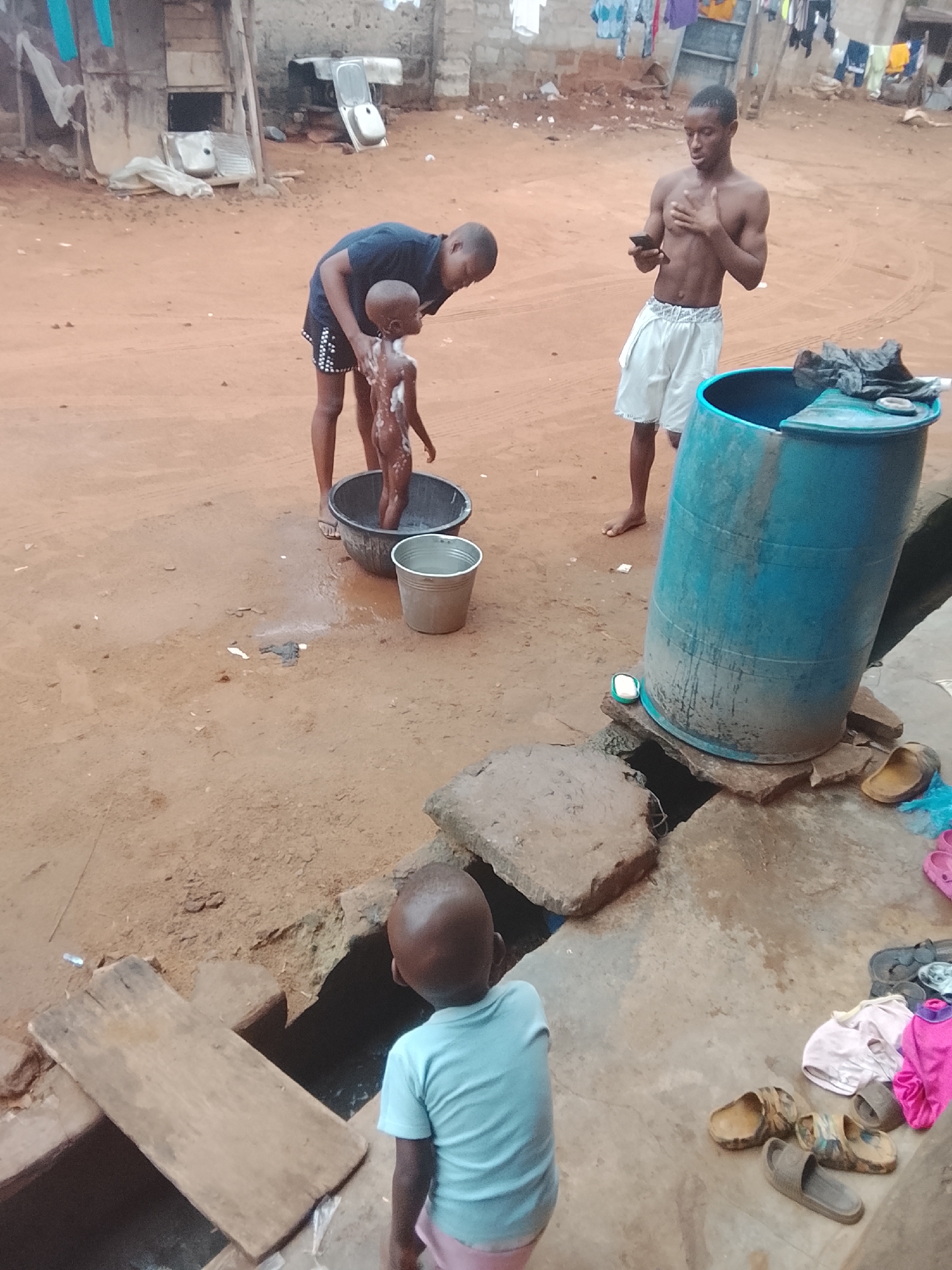 Daily life moments documented in Nkpor, Nigeria community