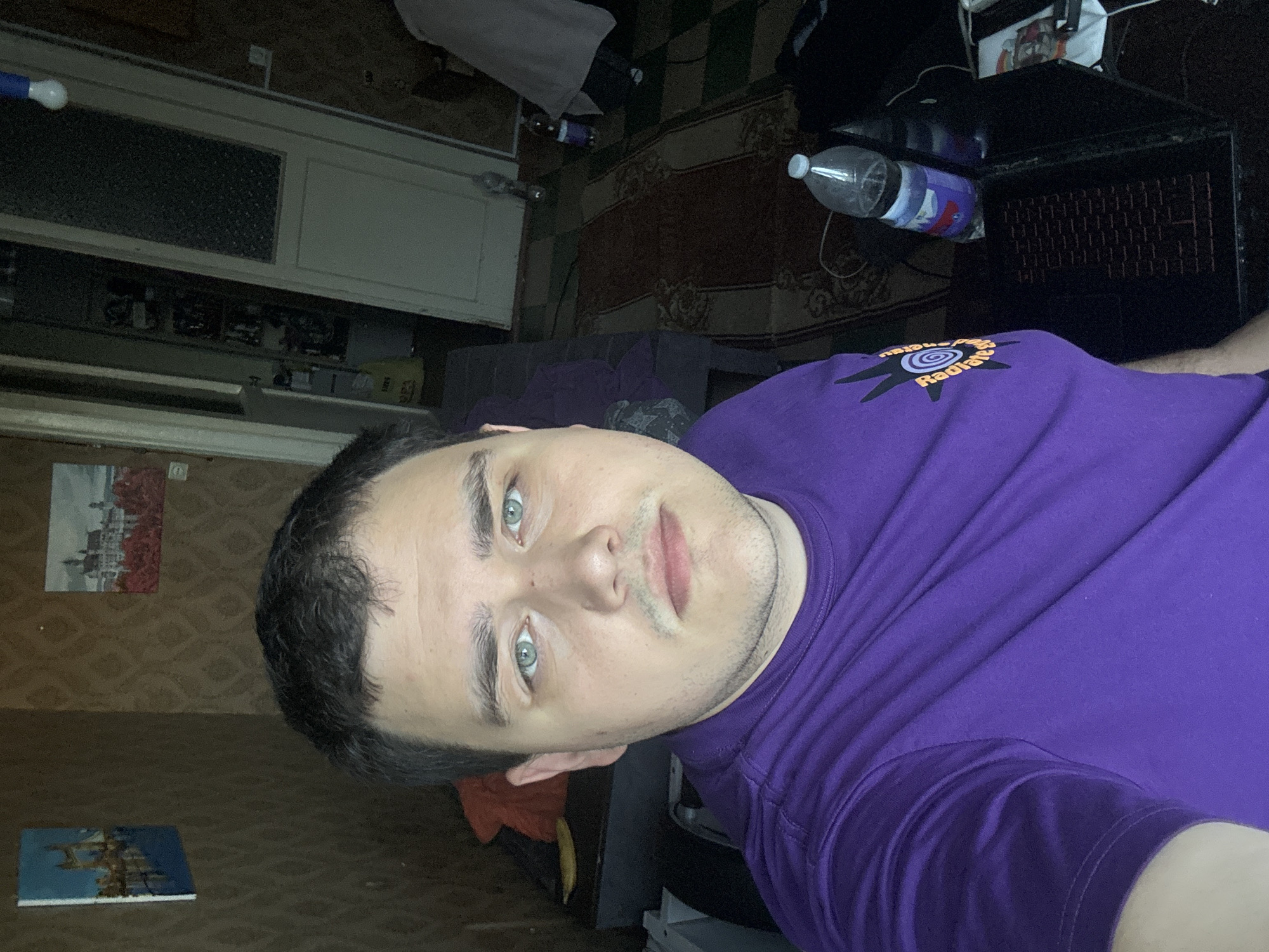 Indoor selfie session, multiple angles, same outfit