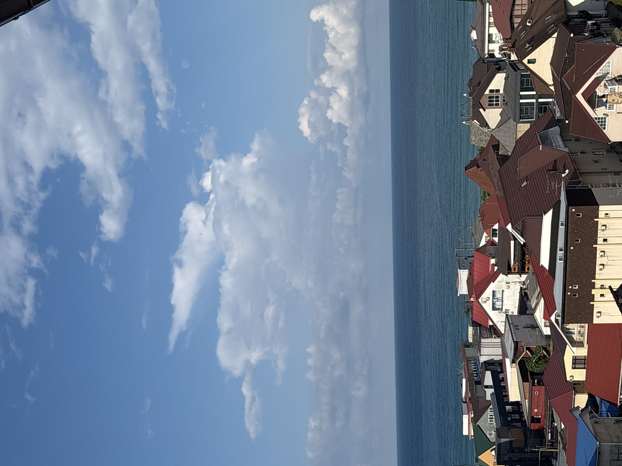 Sochi's hillside neighborhoods meet the Black Sea coast