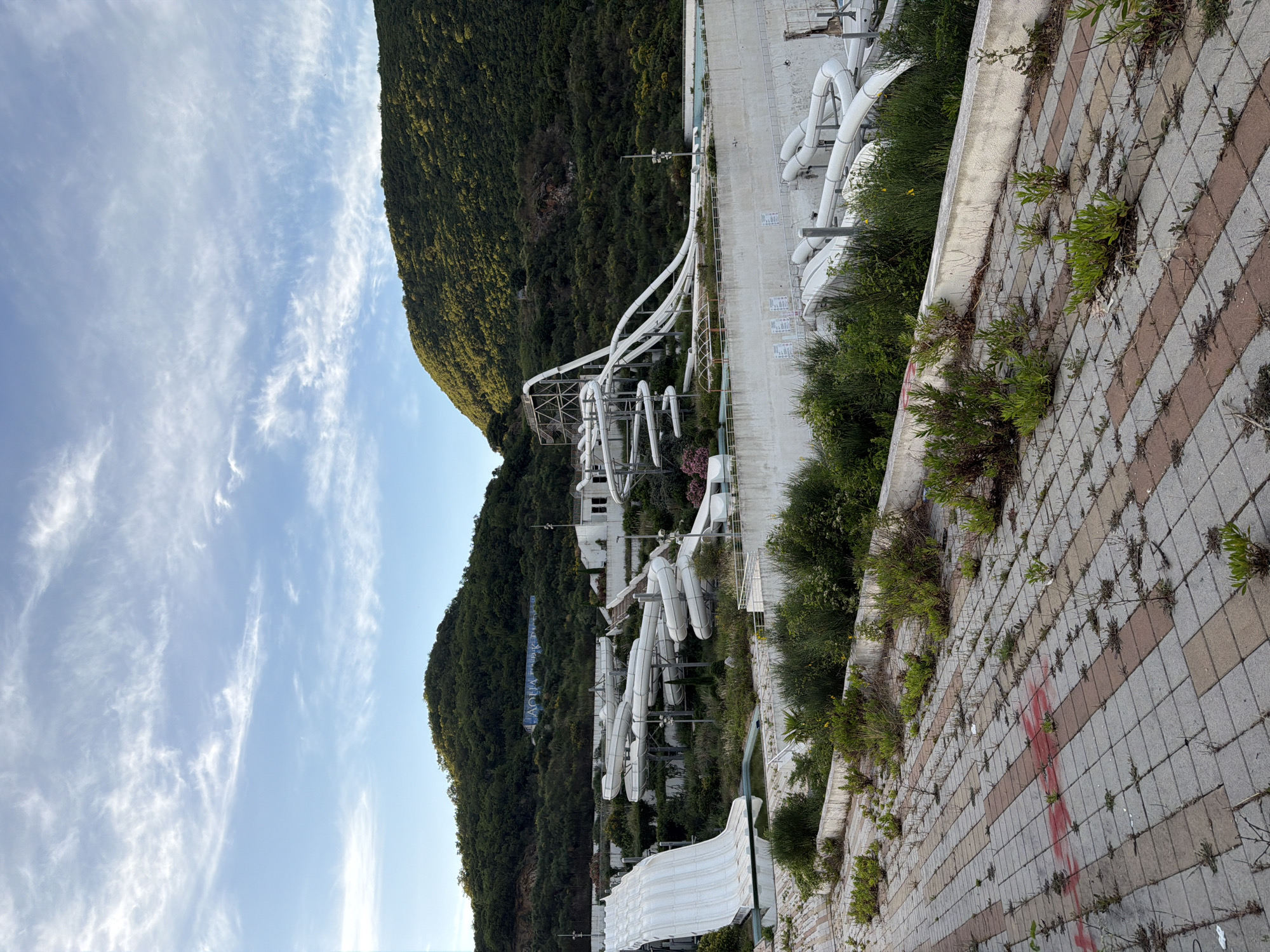 Abandoned water park and Top Hill venue, Podostrog, Montenegro