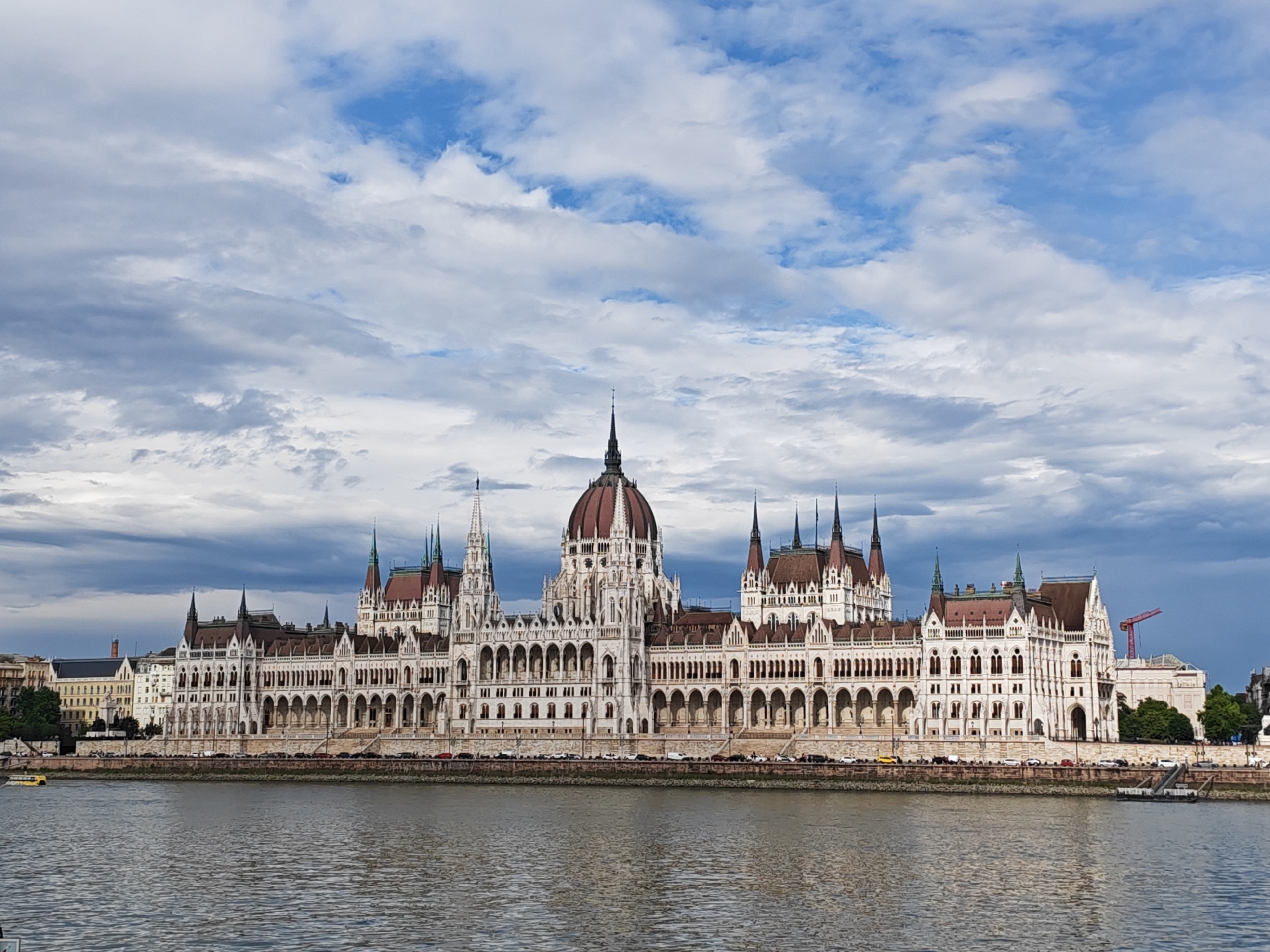 Hungarian Parliament Building from the Danube, Budapest