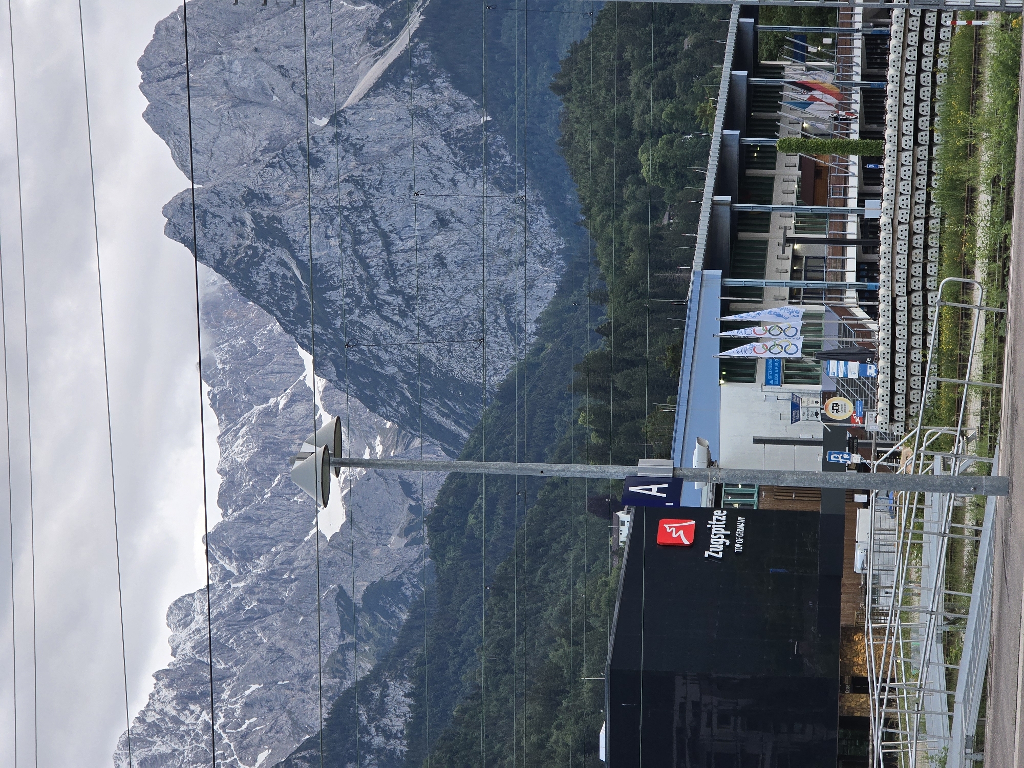 Evening documentation of Garmisch-Partenkirchen station and Zugspitze views