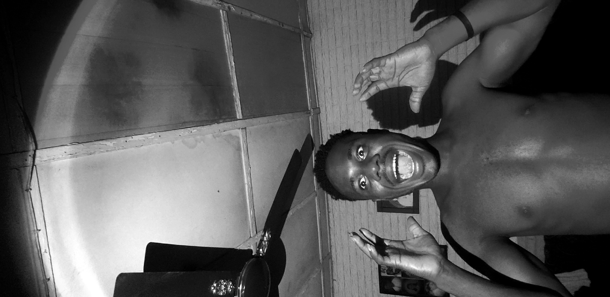 Black and white portrait series with a self-care theme, Narayi