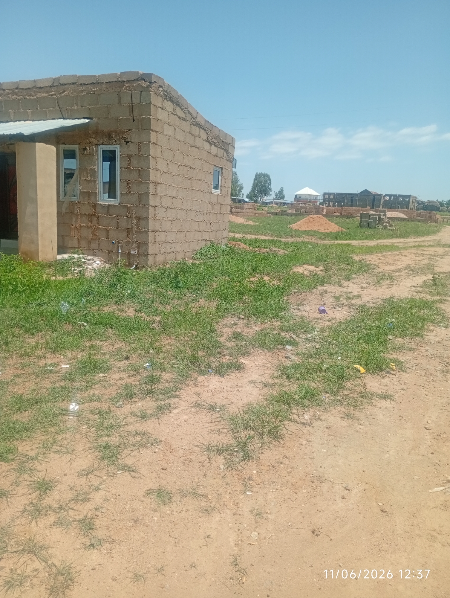 Construction activity documented across DU, Nigeria development site