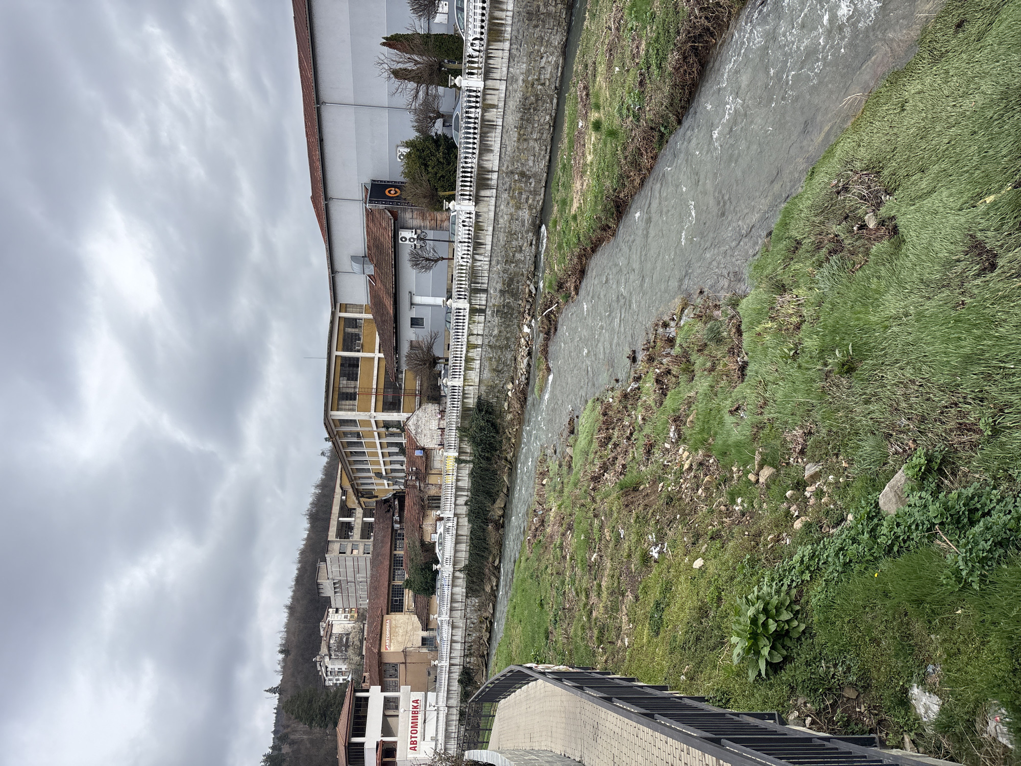 Afternoon walk through Tryavna Bulgaria captures everyday town scenes