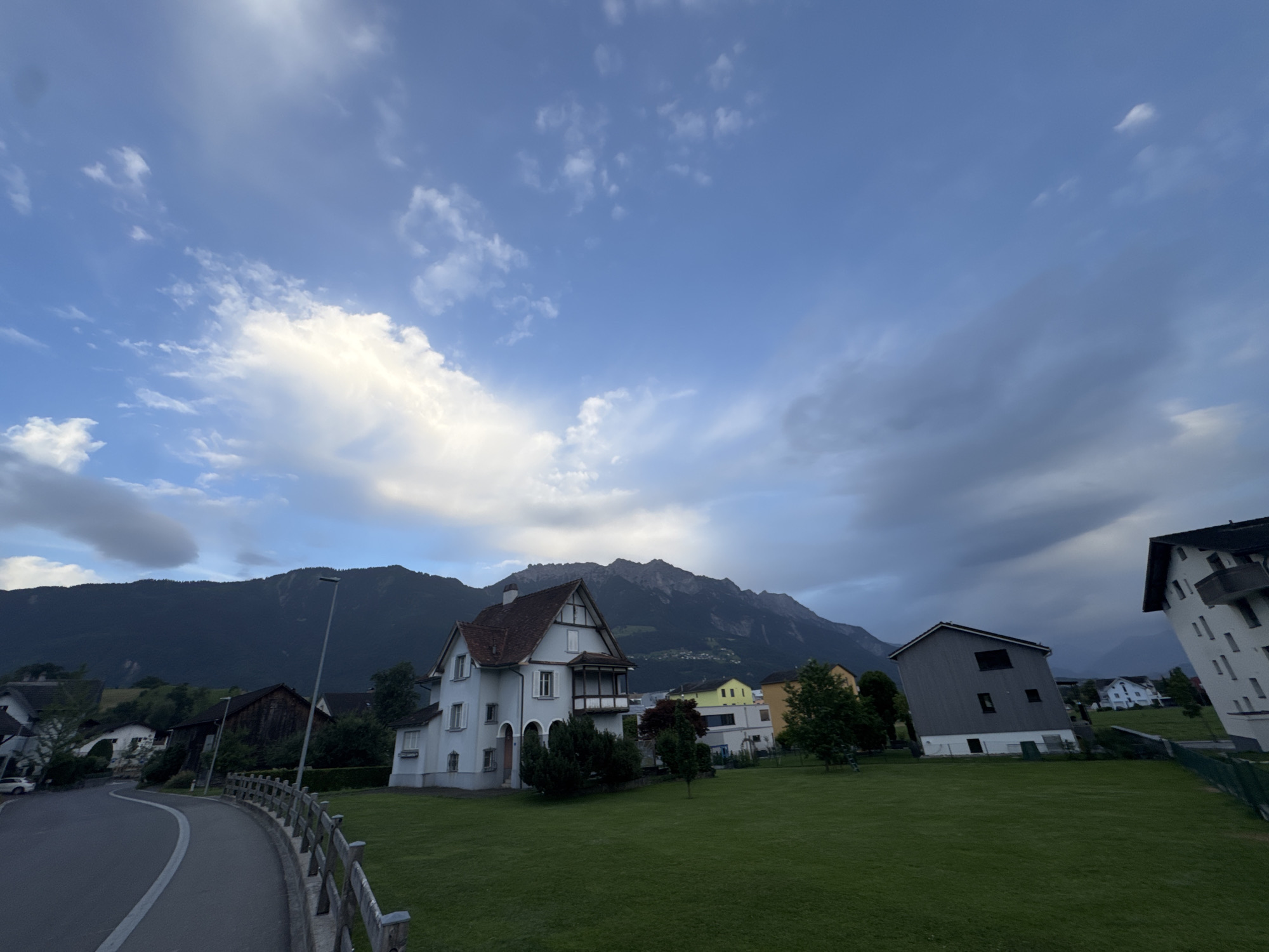 Quiet streets and landmarks of Nendeln, Liechtenstein