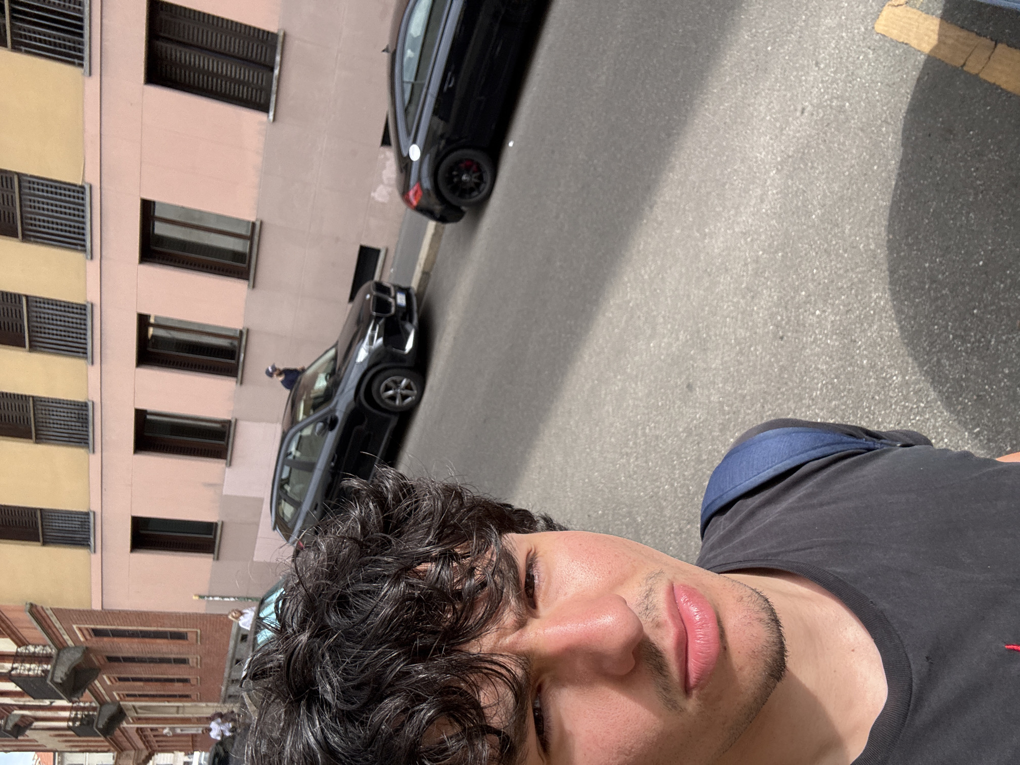 Quiet Tuesday morning on the streets of Milan