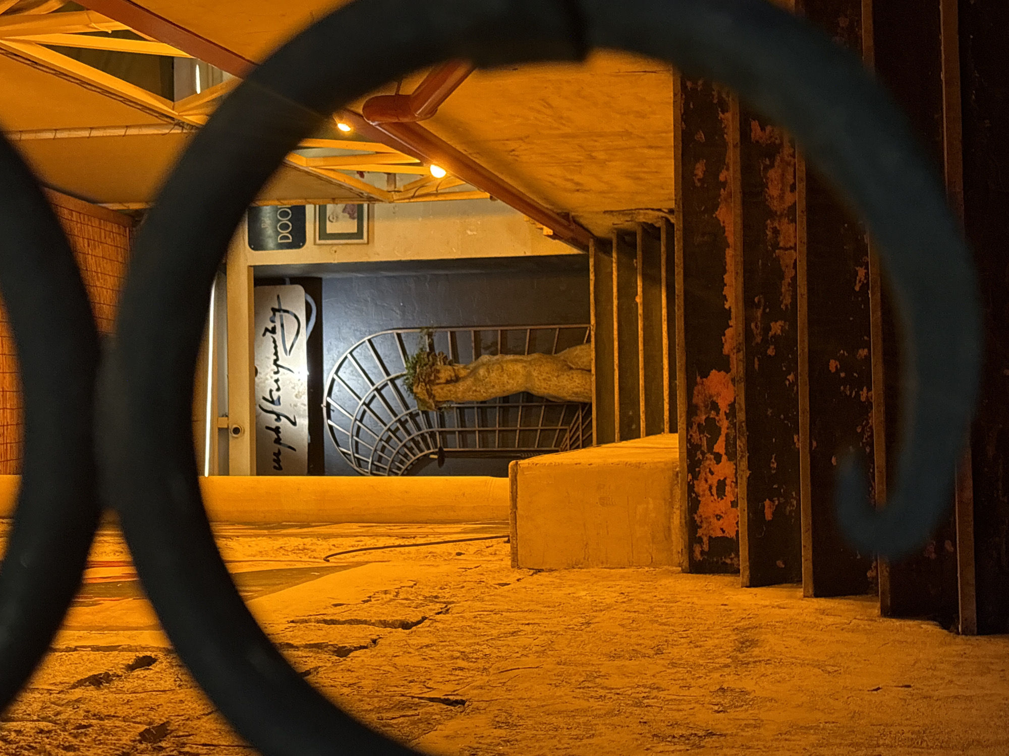 Security cameras record nighttime surveillance footage in Yerevan