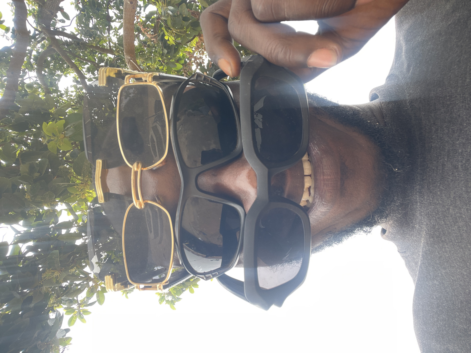 Man in traditional dress spotted outside Jos building