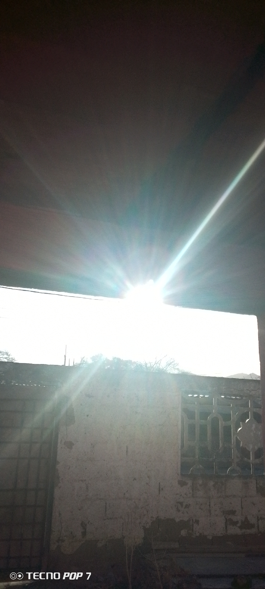 Bright sunlight documented across Altagracia, Venezuela in morning hours