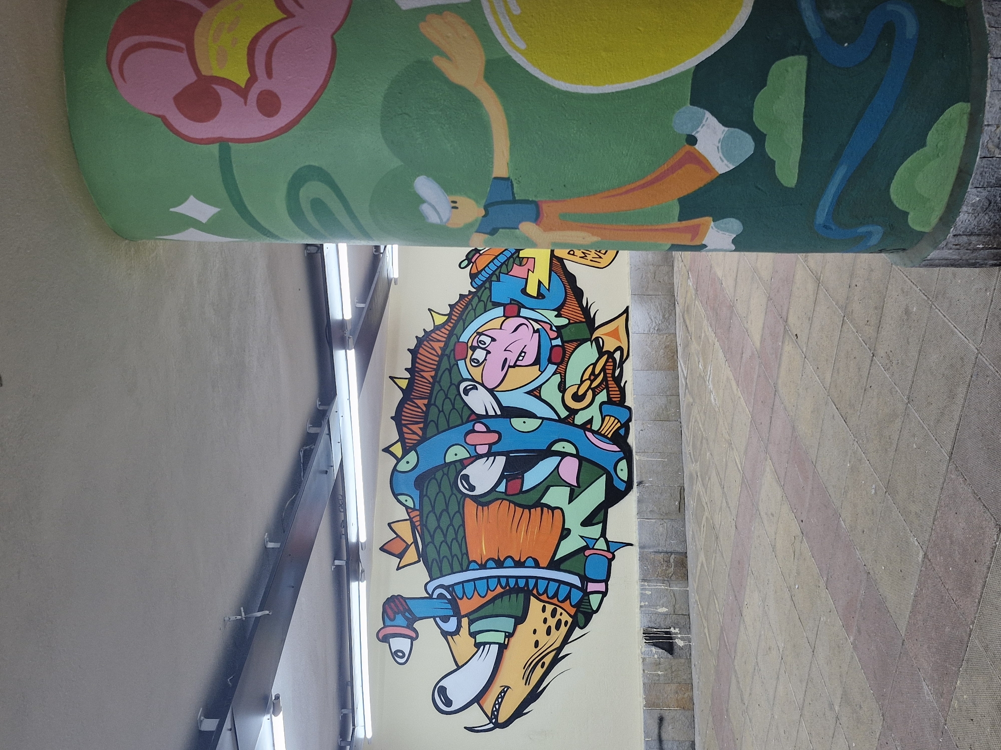Street art murals and urban scenes documented in Sofia