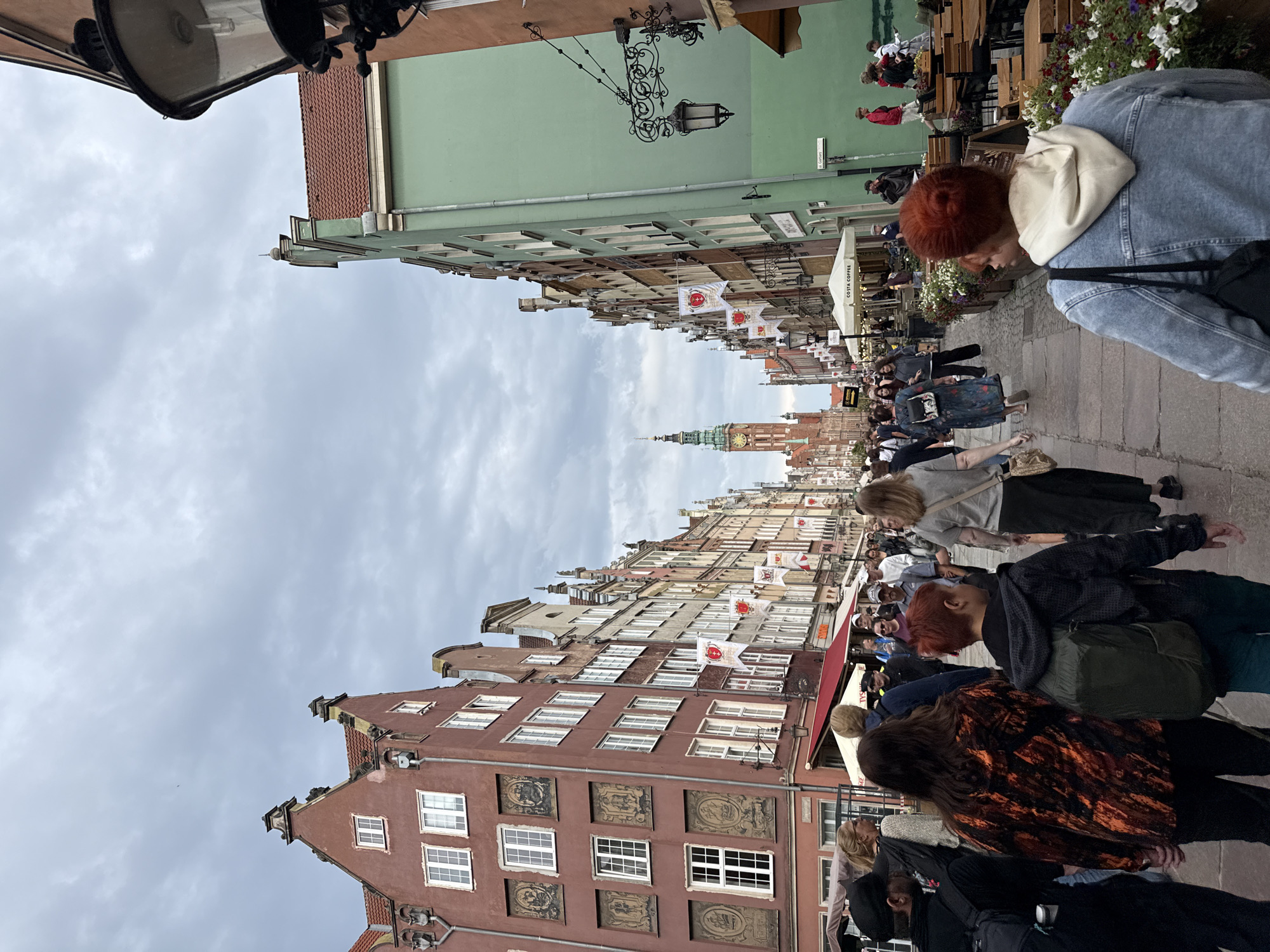 Gdańsk Old Town streets on a summer afternoon