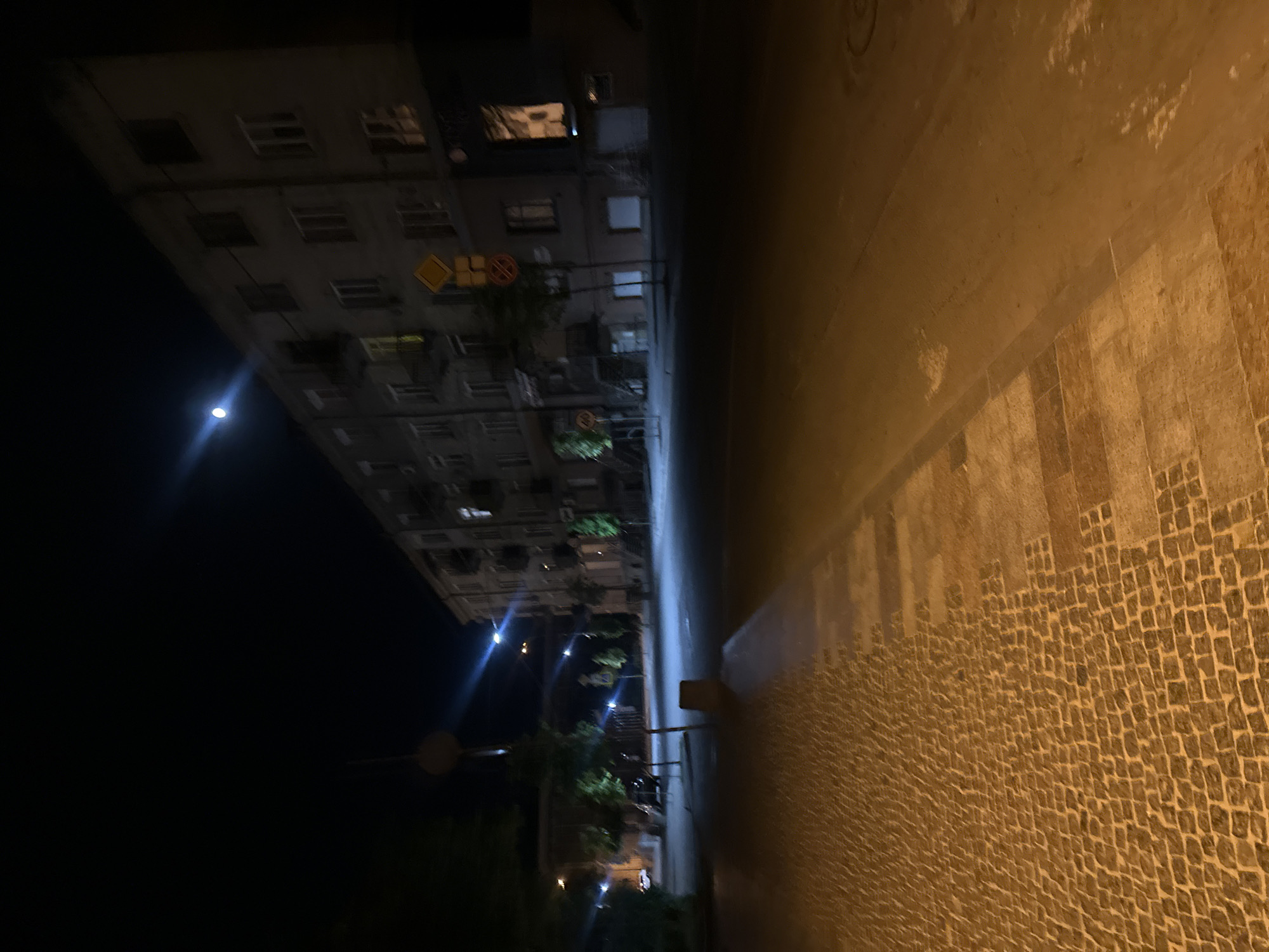 Quiet night scenes captured across Ternopil, Ukraine streets