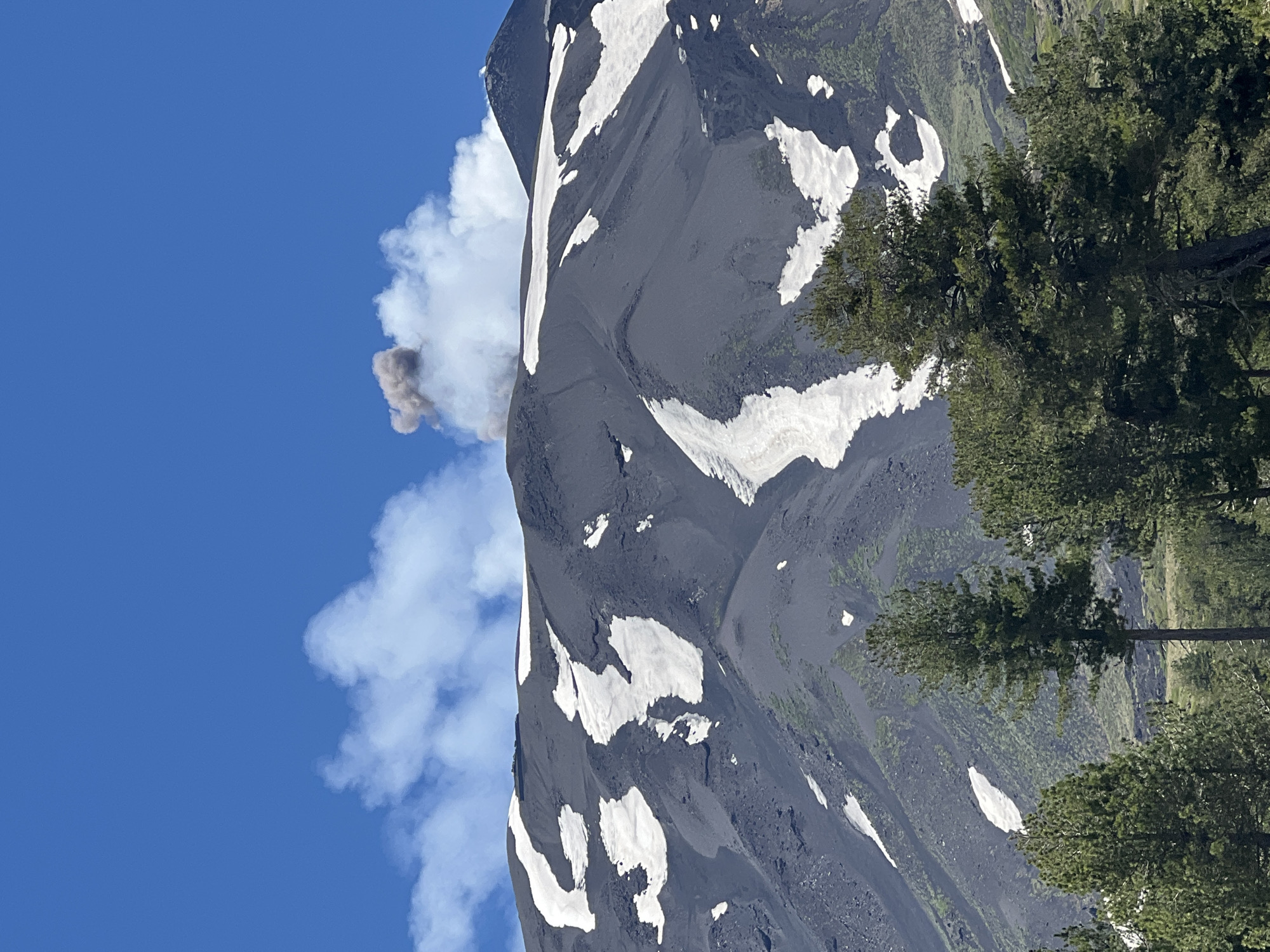 Mount Etna eruption documented near Linguaglossa, Italy