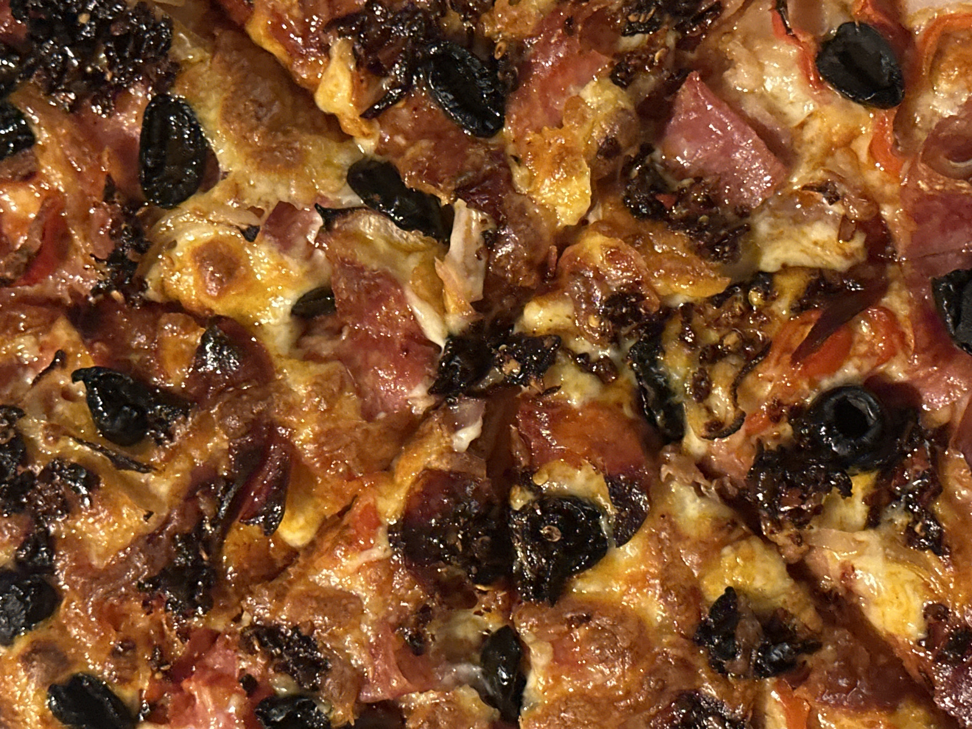 Pizza dinner documented in Kent with etiquette message