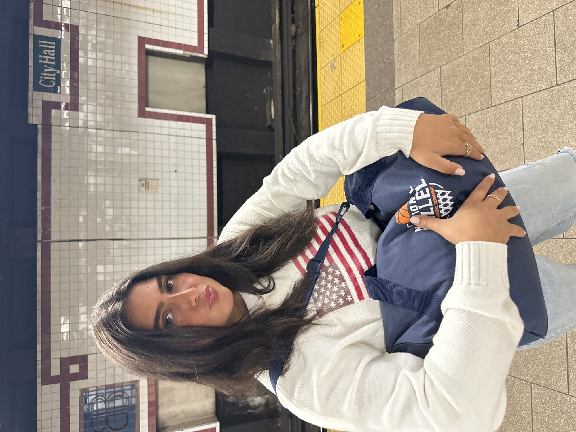 Evening social moments captured at NYC City Hall subway station
