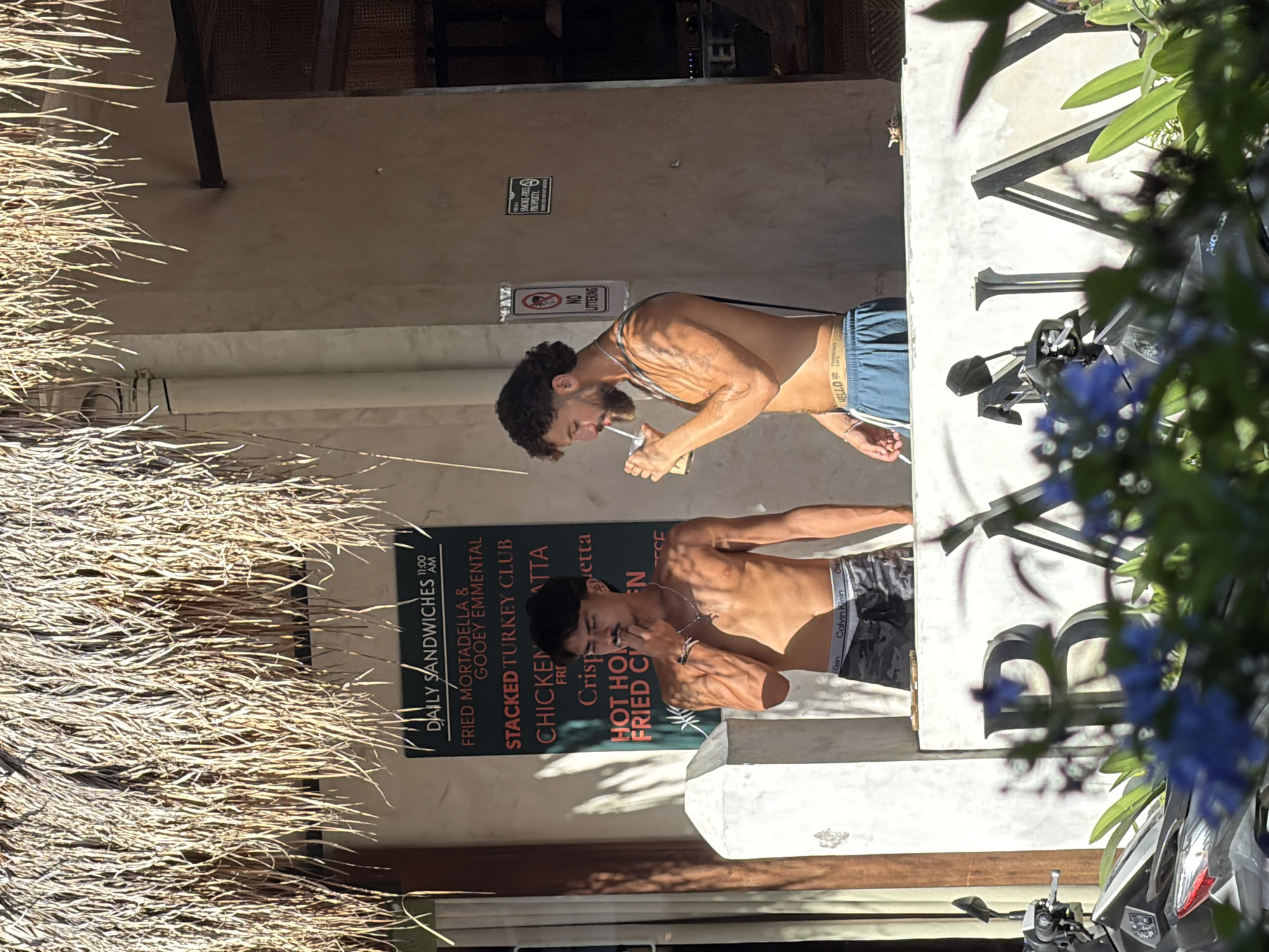 Morning life documented in General Luna, Philippines tourist area