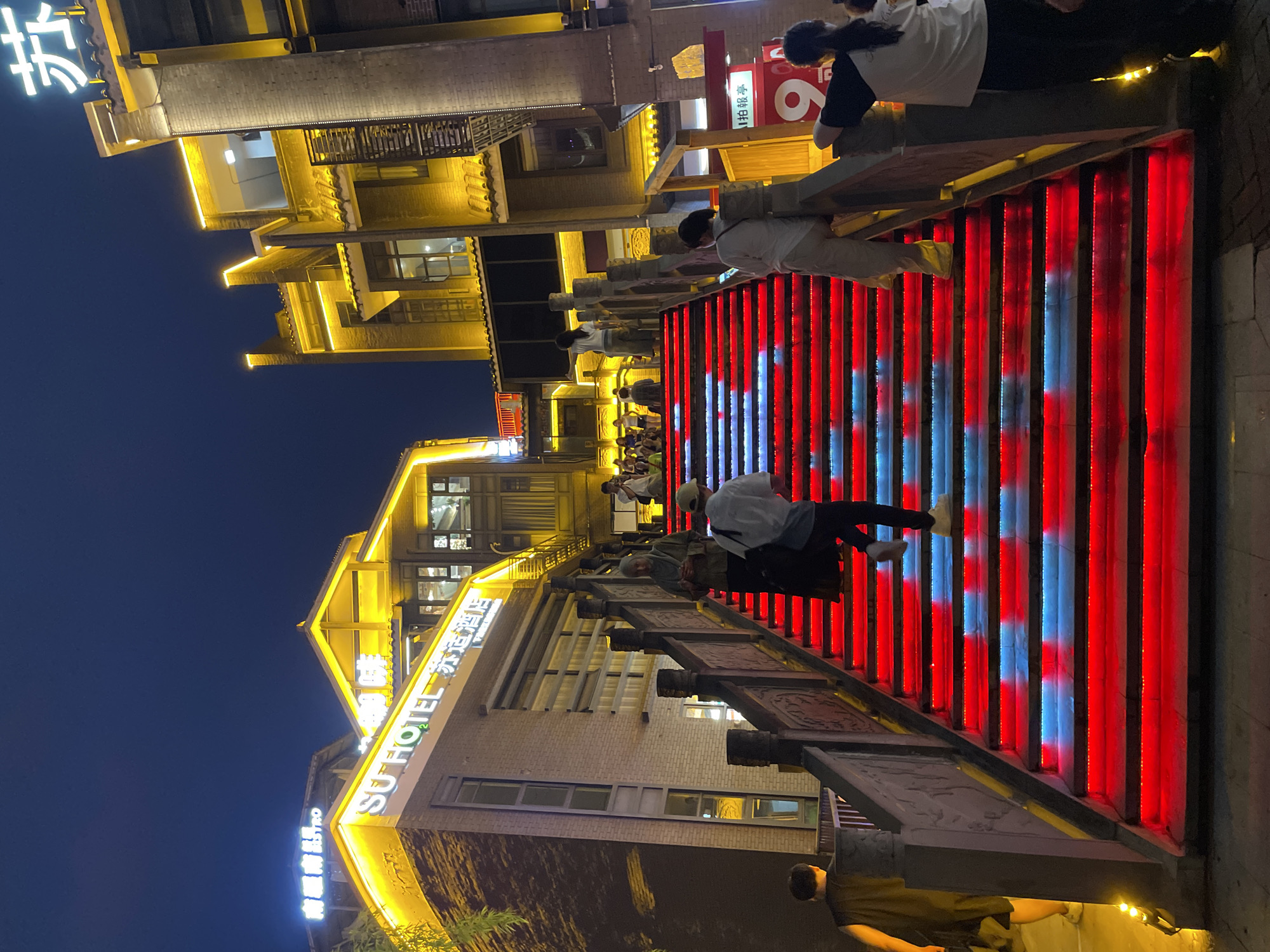 Chongqing's Nan'an riverfront glows at night along the Yangtze