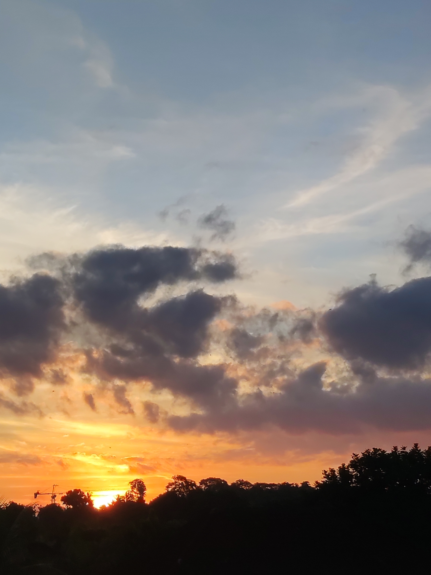 Tea ceremony observed during sunset in Ubud District