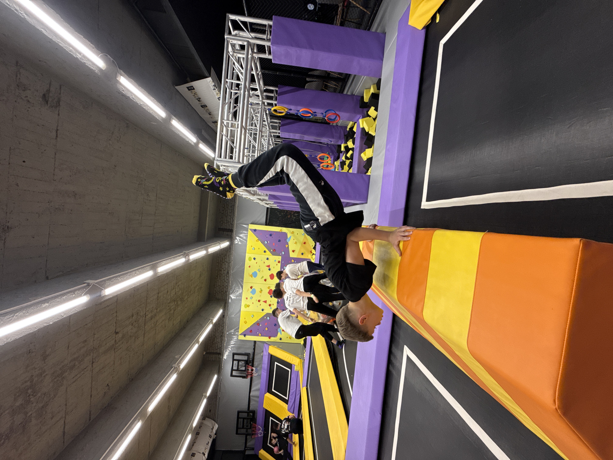 Trampoline park activity documented in Shumen, Bulgaria